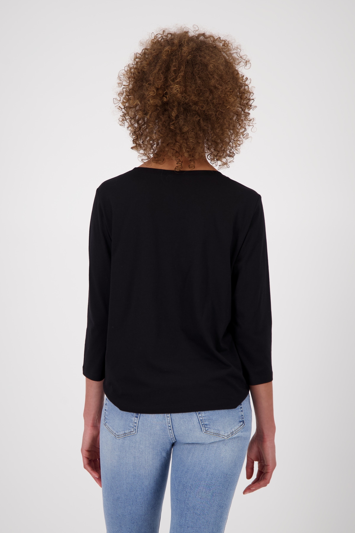 Monari Langarmshirt »Shirt Basic Schmuck«, Mit Schmuckdetails