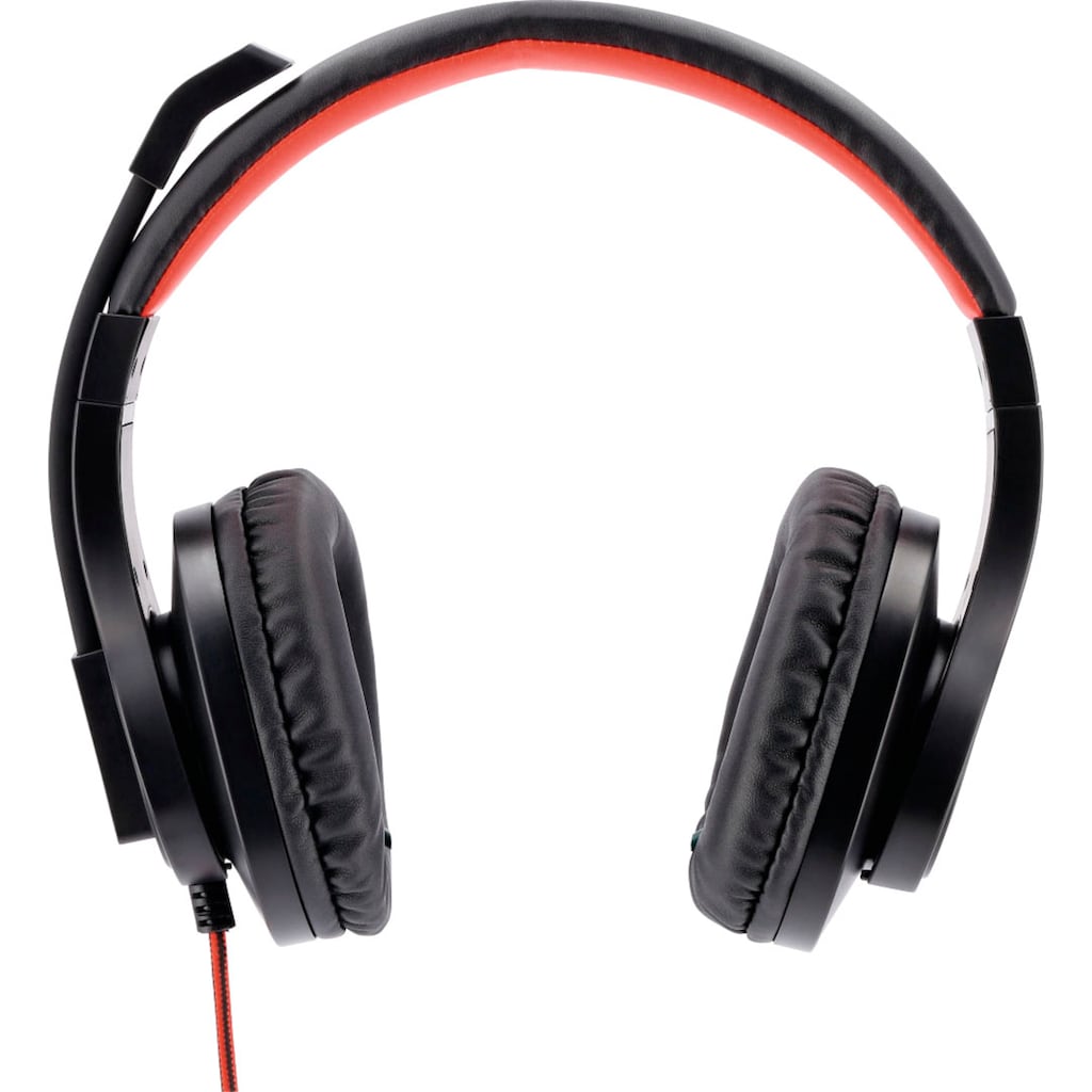 Hama PC-Headset »PC Office Headset, Stereo, USB, 2 m, Schwarz«, Stummschaltung