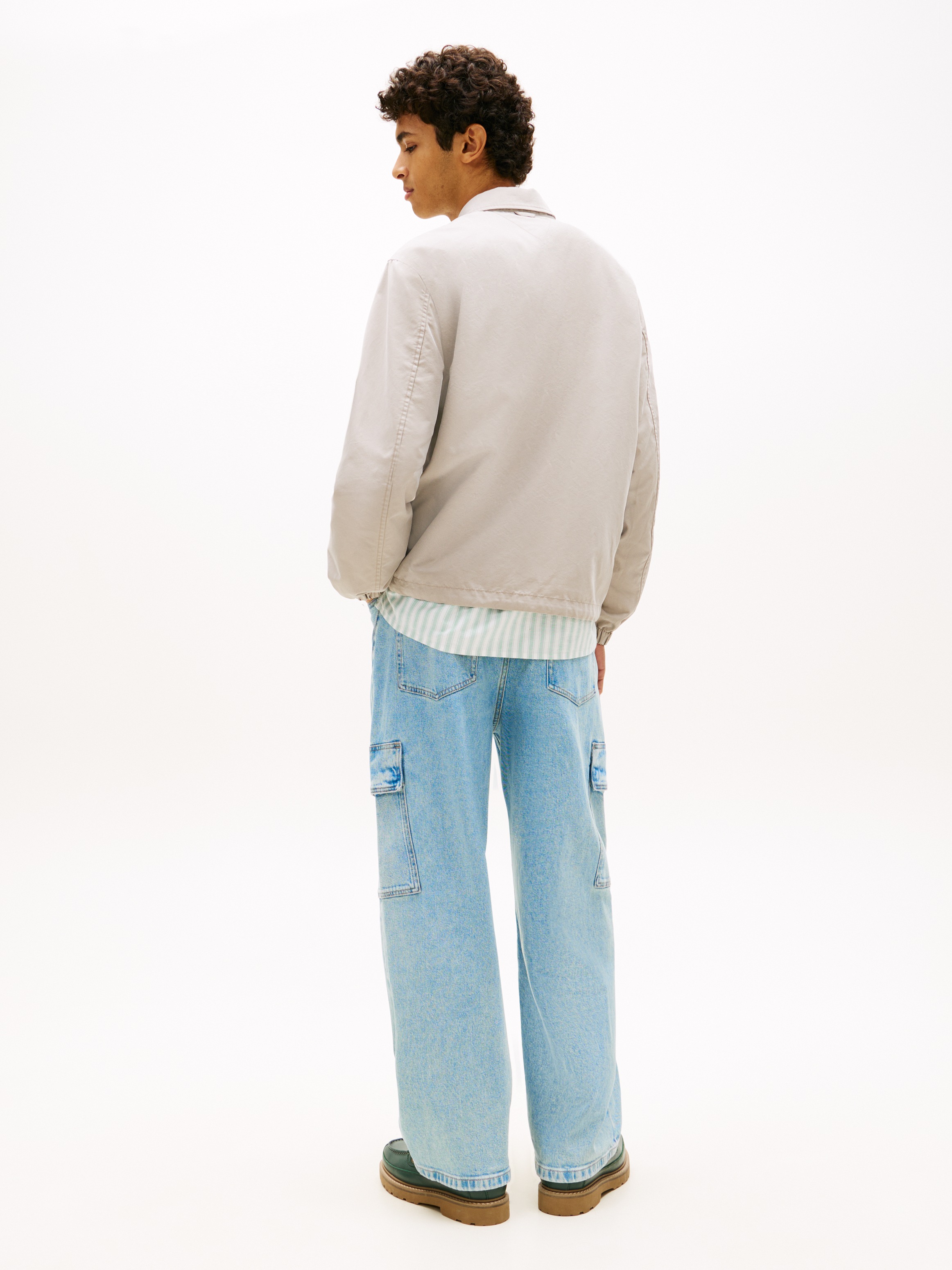 Tommy Jeans Hemdjacke »TJM SPORT OVERSHIRT« ohne Kapuze Regular fit mit Knopfleiste