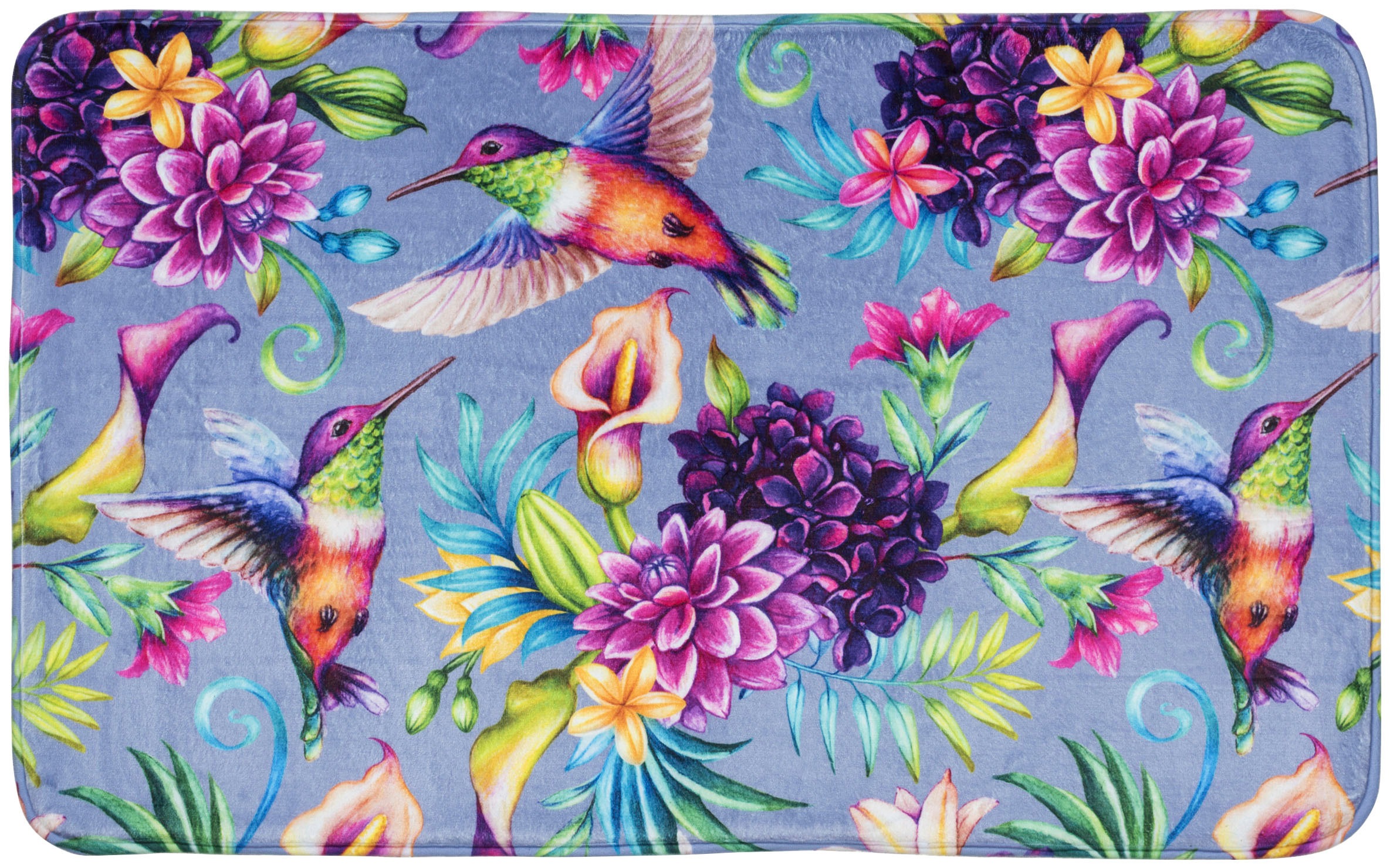 Sanilo Schaum-Badematte »Kolibri« Höhe 15 mm Memory Schaum rutschhemmend beschichtet fußbodenheizungsgeeignet schnell trocknend strapazierfähig...