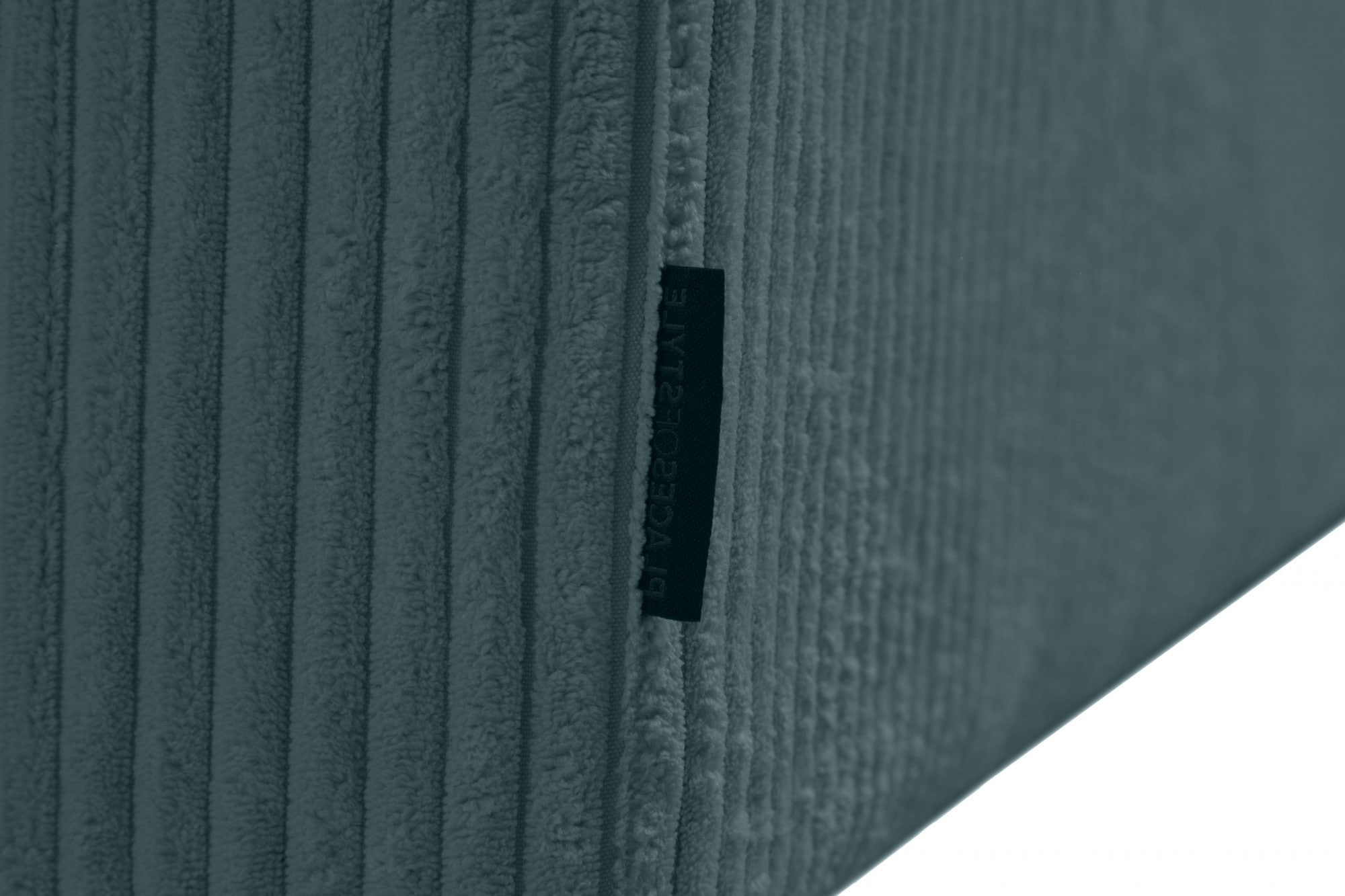 Home affaire Wohnlandschaft »Pinto, 350 cm, U-Form, XXL, mit Ottomanen« Cord, Chenille, Lederoptik, mit Keder, Metallfüße, Wellenunterfederung