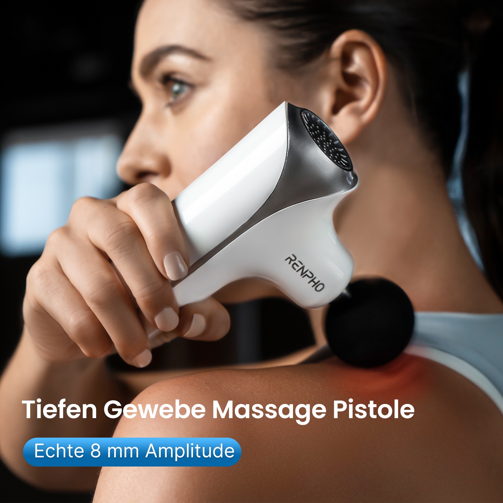 Renpho Massagepistole »Massage Gun mini GM173«, Leichte, tragbare Mini-Massagepistole für unterwegs