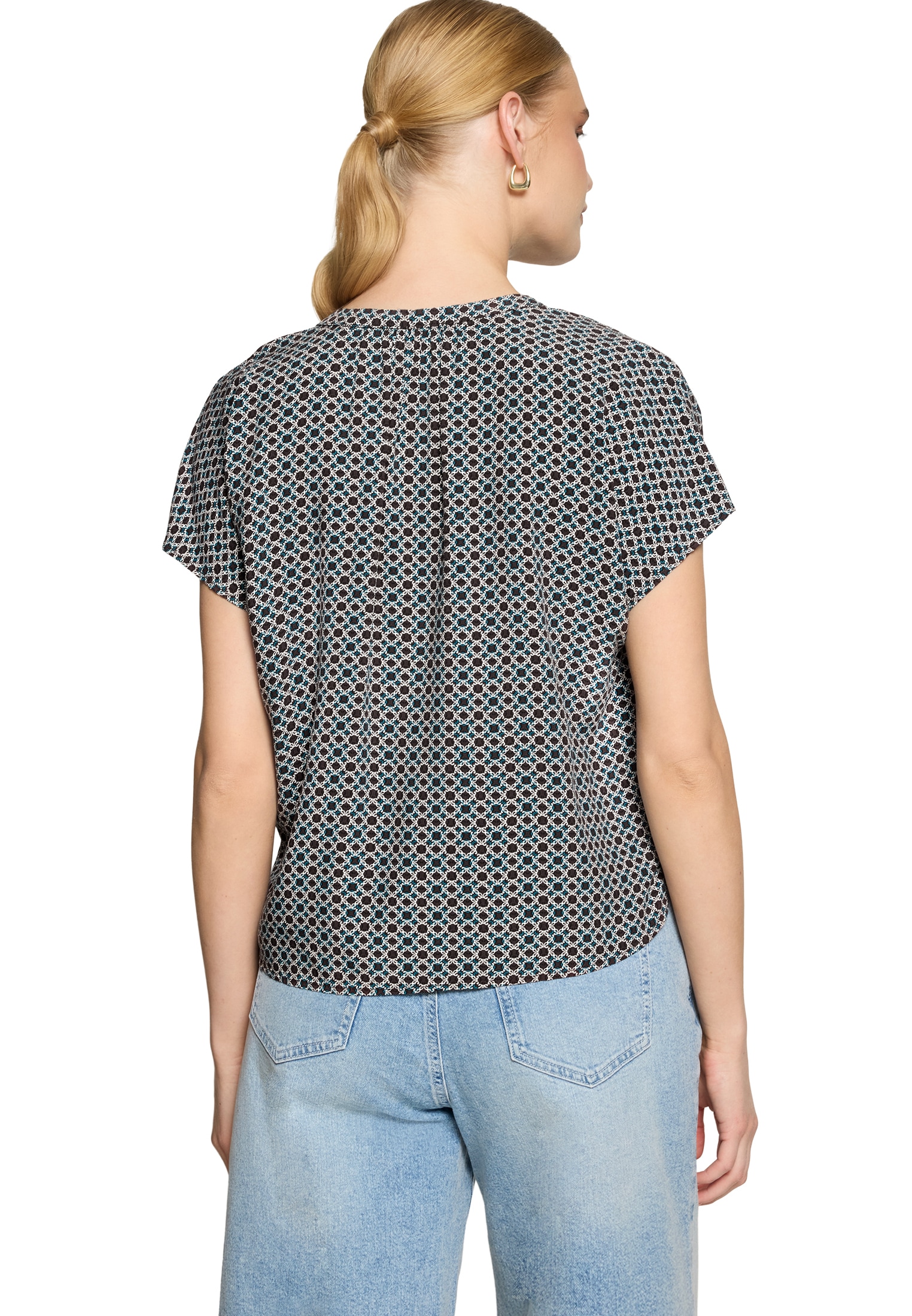 Zero Klassische Bluse »Blusenshirt mit Print.«