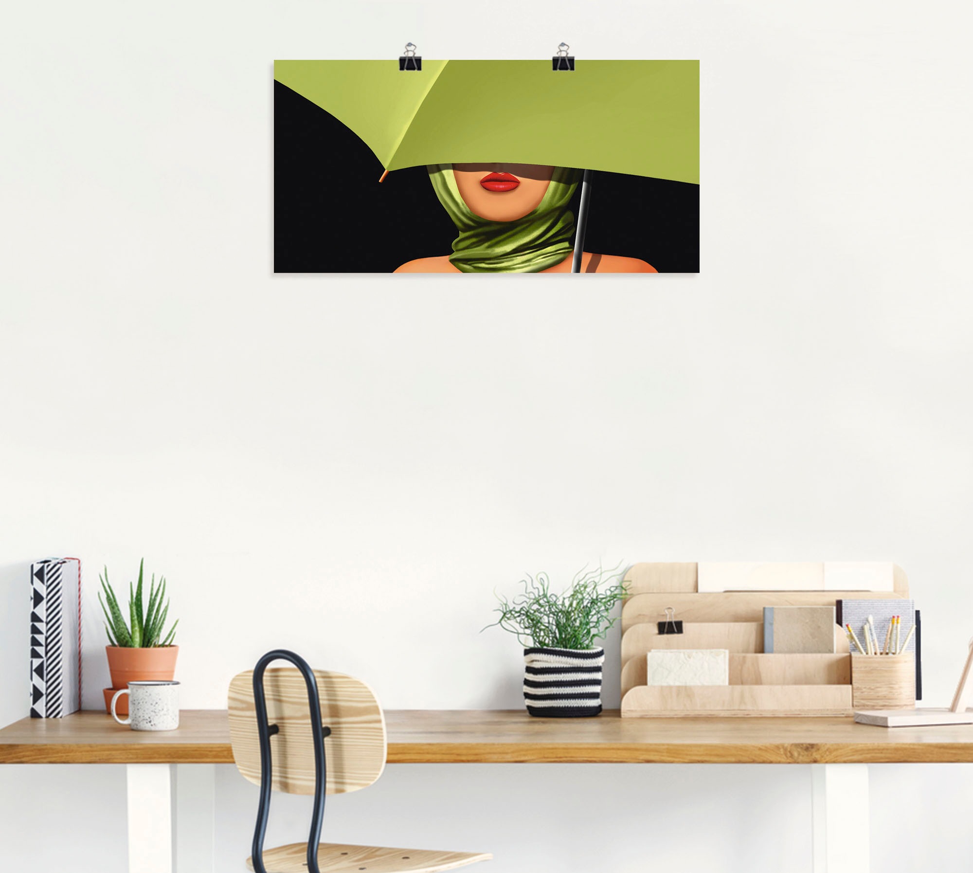 Artland Wandbild »Rote Lippen«, Mode, (1 St.), als Leinwandbild, Poster, Wandaufkleber in verschied. Größen