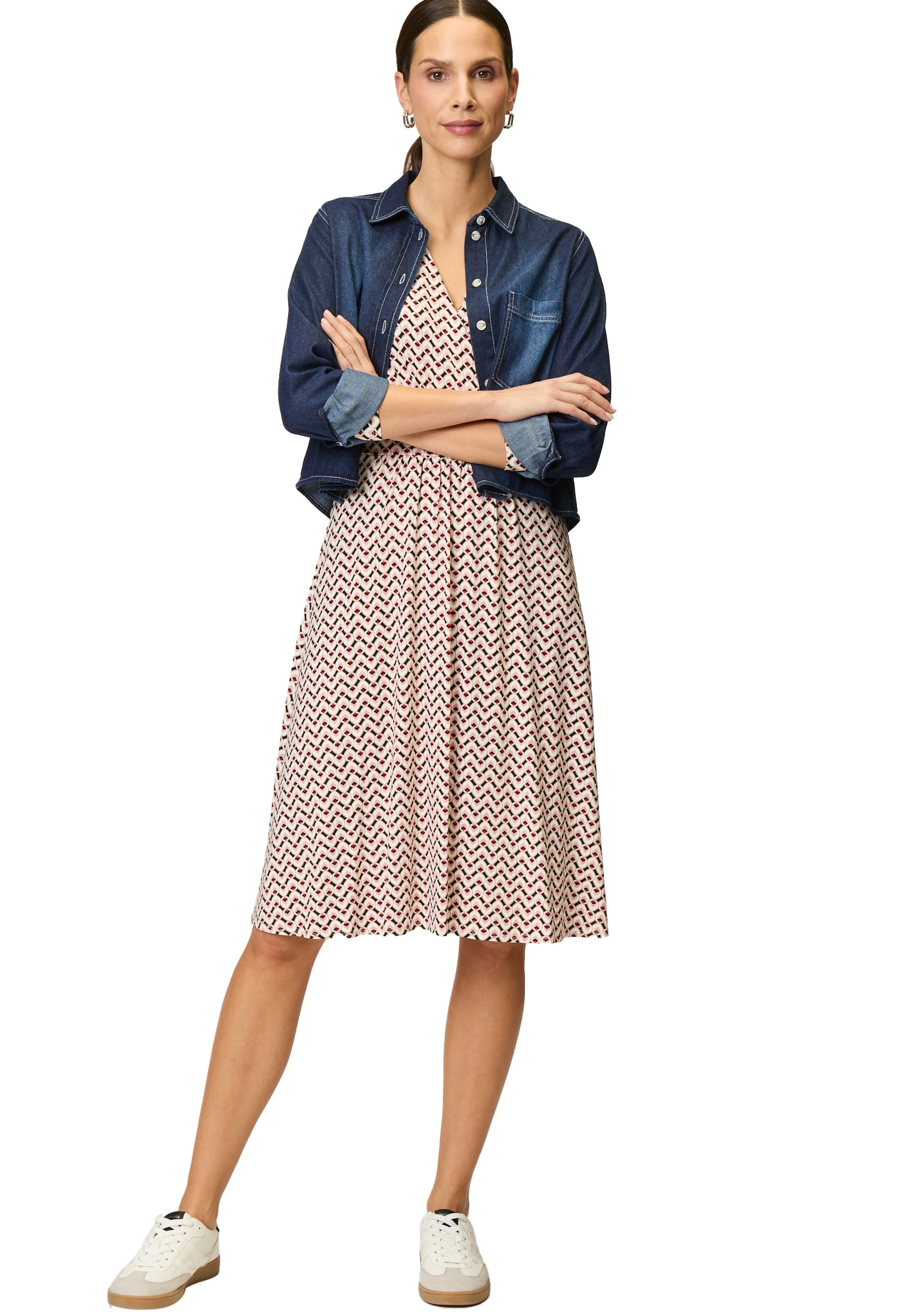 Zero Jerseykleid »Jerseykleid mit grafischem Print«