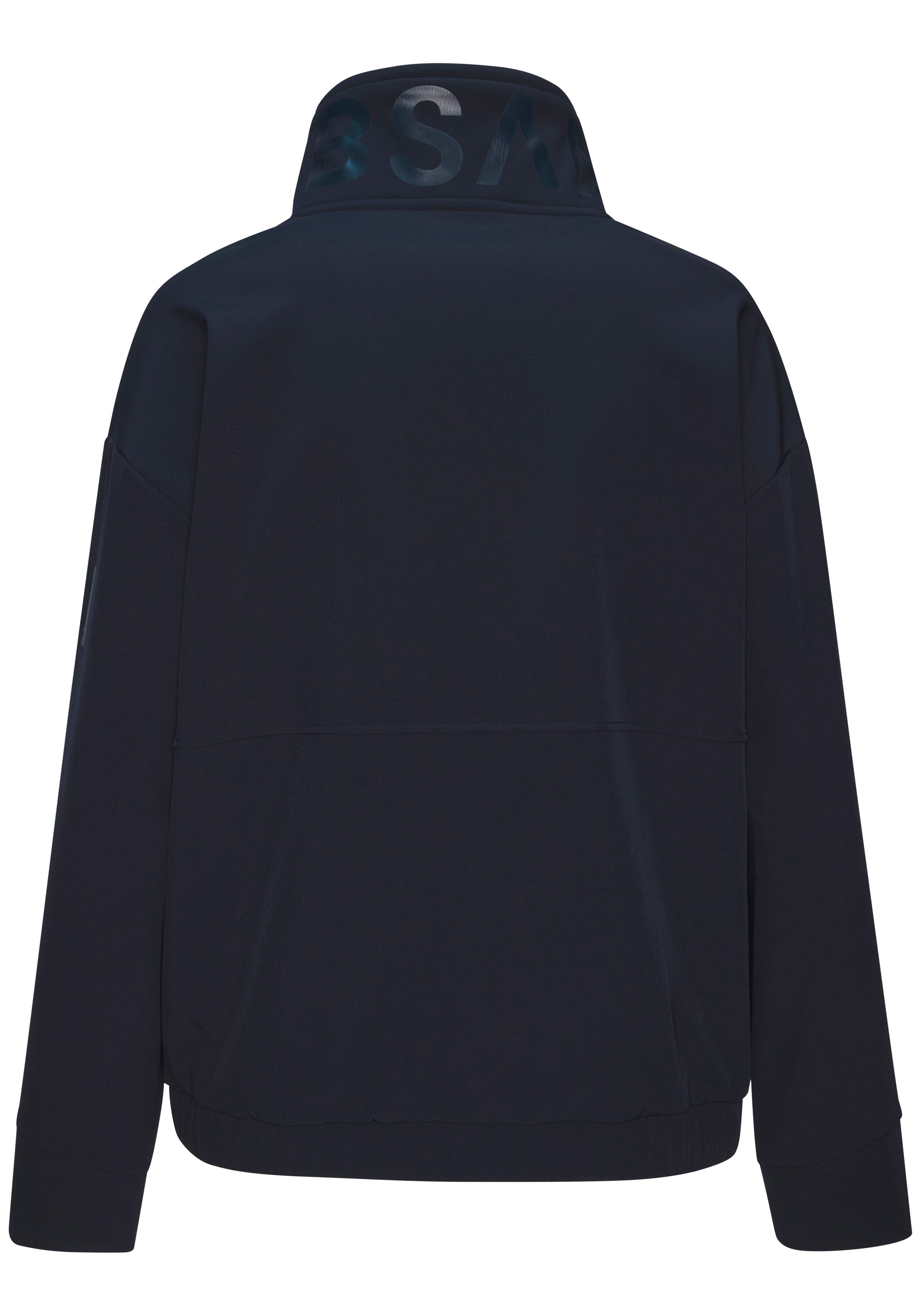 Elbsand Softshelljacke mit hohem, verstellbaren Kragen