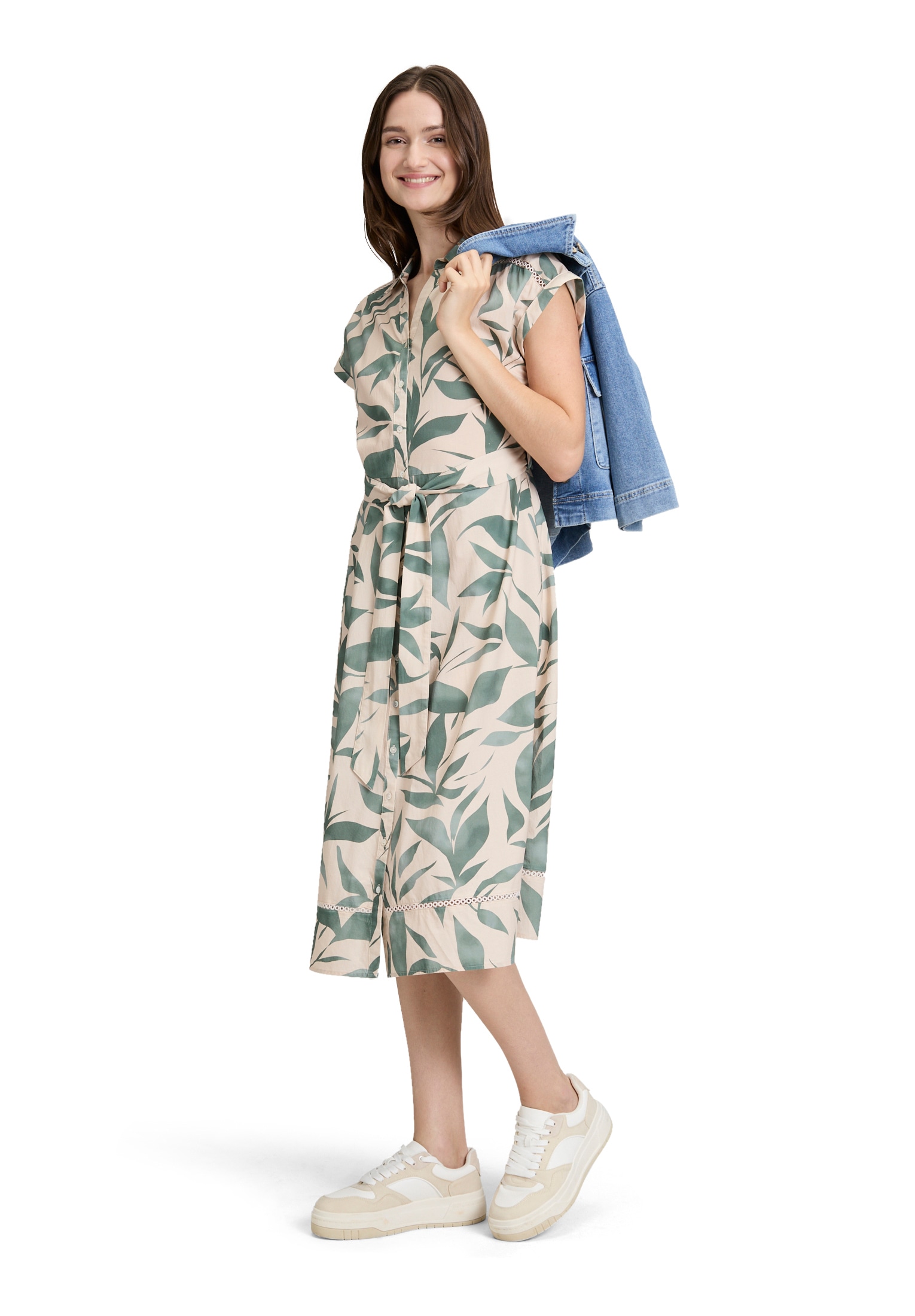 Betty&Co Hemdblusenkleid »Hemdblusenkleid mit Print«