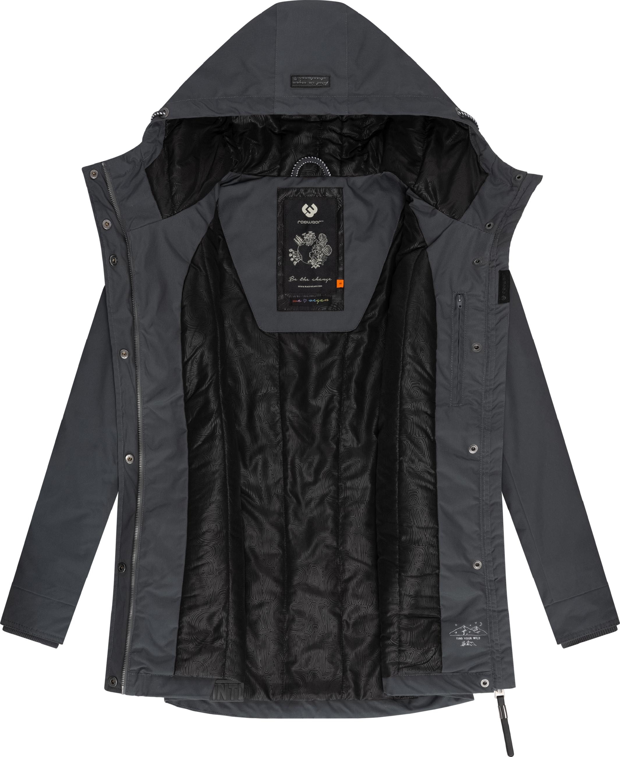 Ragwear Wintermantel »Winterjacke Monadis Black Label«