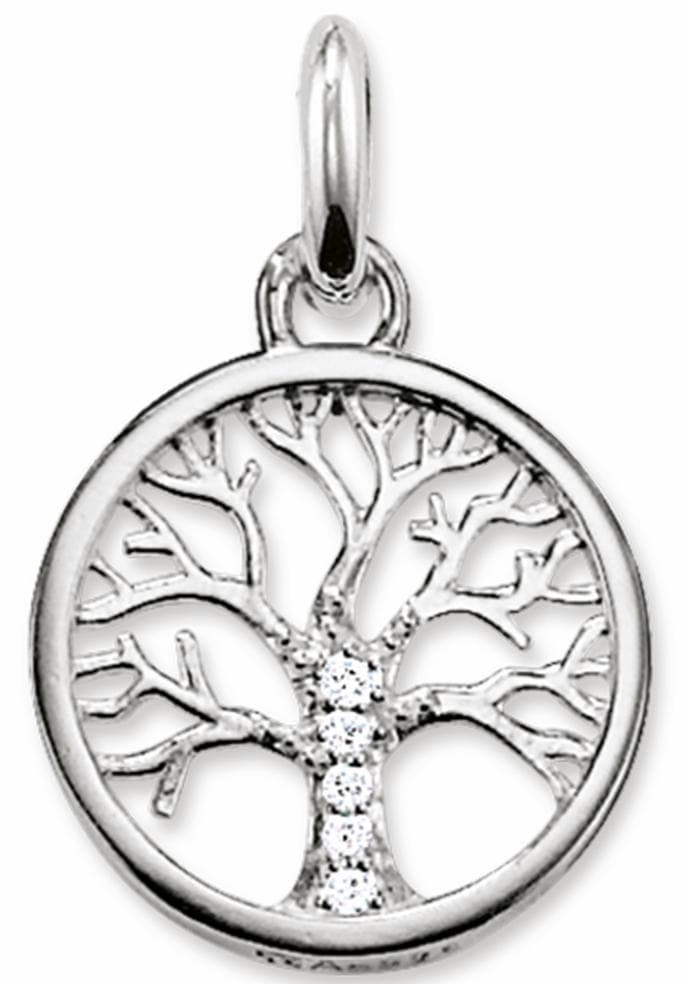 THOMAS SABO Kettenanhänger »Lebensbaum-Design«  mit Zirkonia
