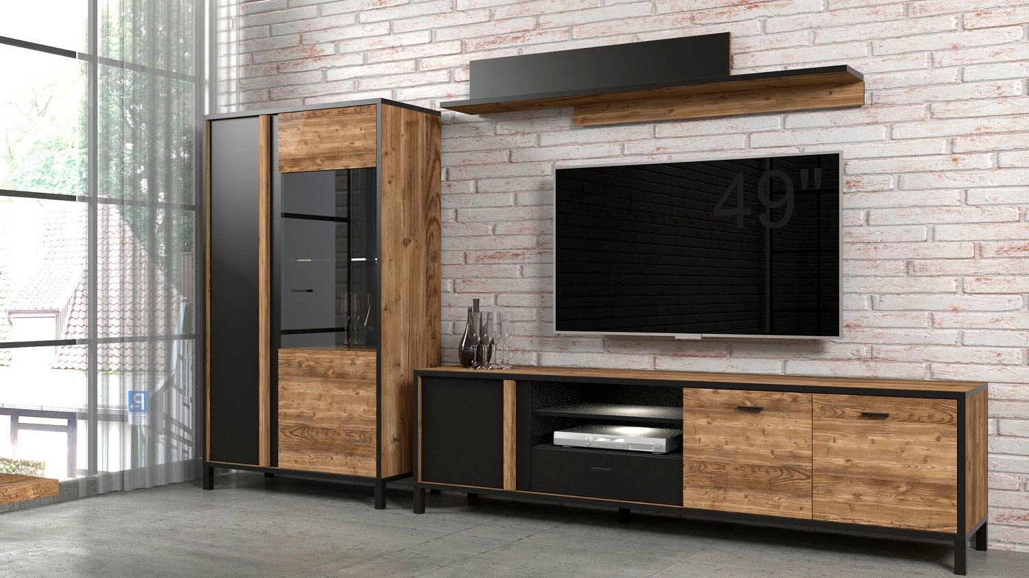 FORTE Highboard »Hayato«, Höhe ca. 159 cm