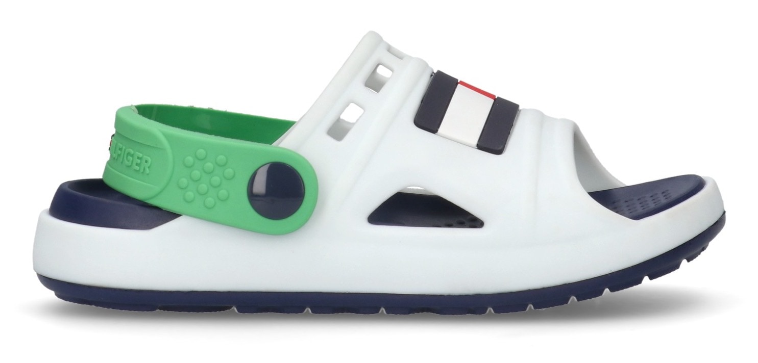 Tommy Hilfiger Badesandale, Badeschuh, Wassersandale, Clog mit schwenkbarem Fersenriemen