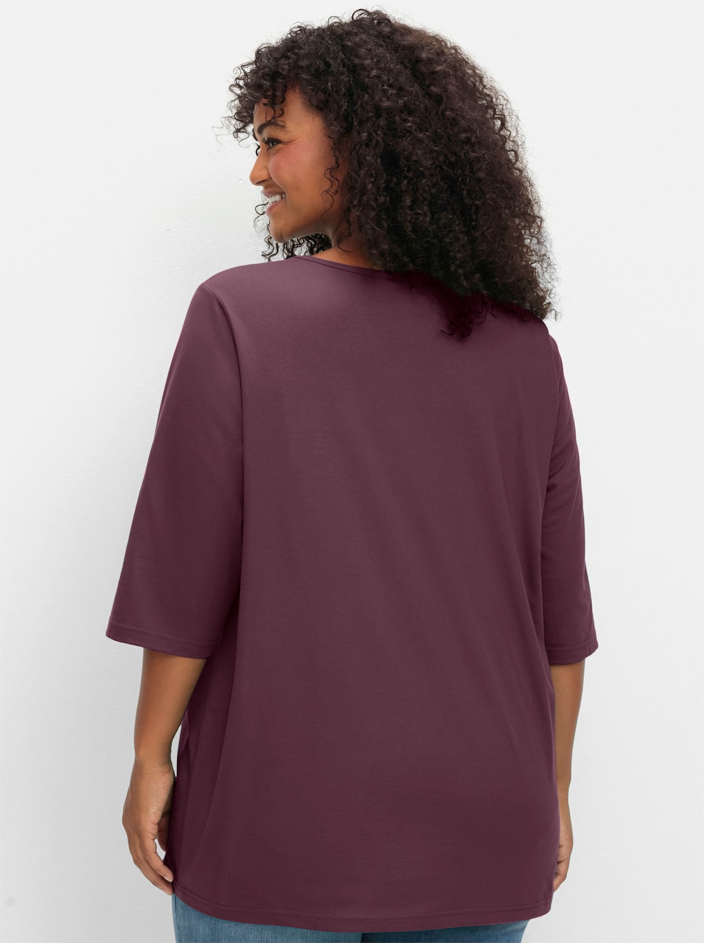 Sheego 3/4-Arm-Shirt »3/4-Arm-Shirt« 1