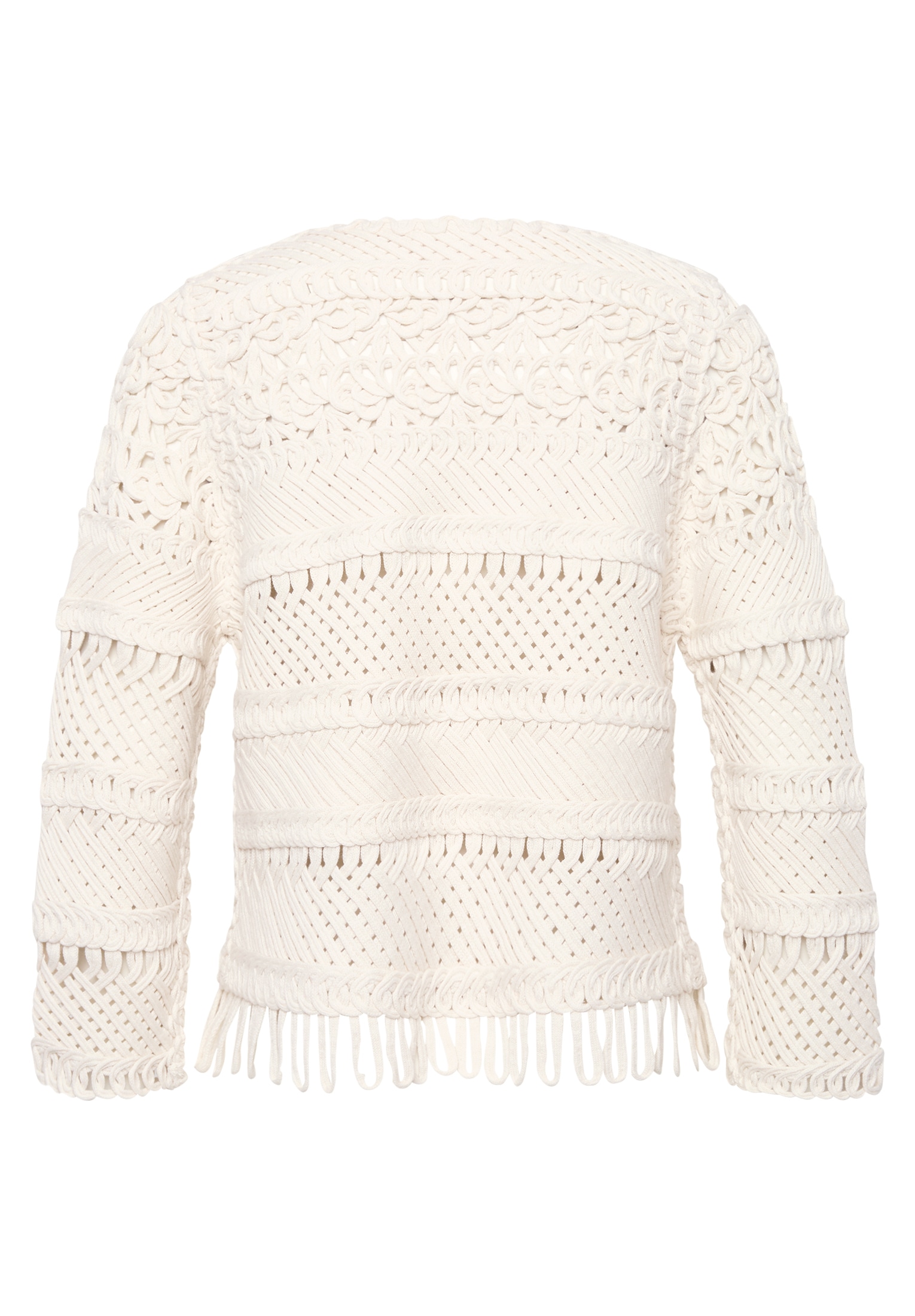 Cartoon Sweatblazer »Casual-Strickjacke mit Rundhalsausschnitt«