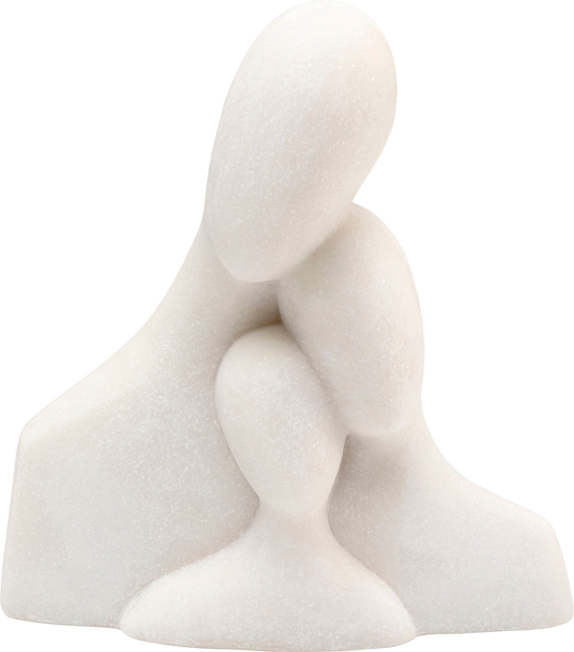 Dekofigur KARE DESIGN "Deko Figur Soft Family 30cm", weiß, B:28cm H:29,5cm T:13cm, Dekofiguren, Dekofigur