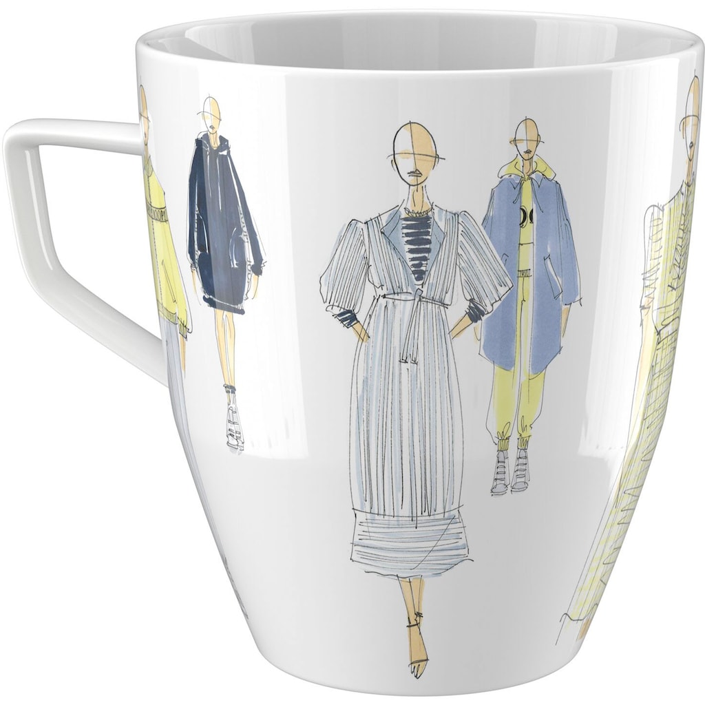 Joop! Becher »COLLECTOR'S MUG FASHION EDITION SPRING/ SUMMER 2022«, (1 tlg.), mit Originalskizzen aus der JOOP! Women Collection Spring/ Summer 2022