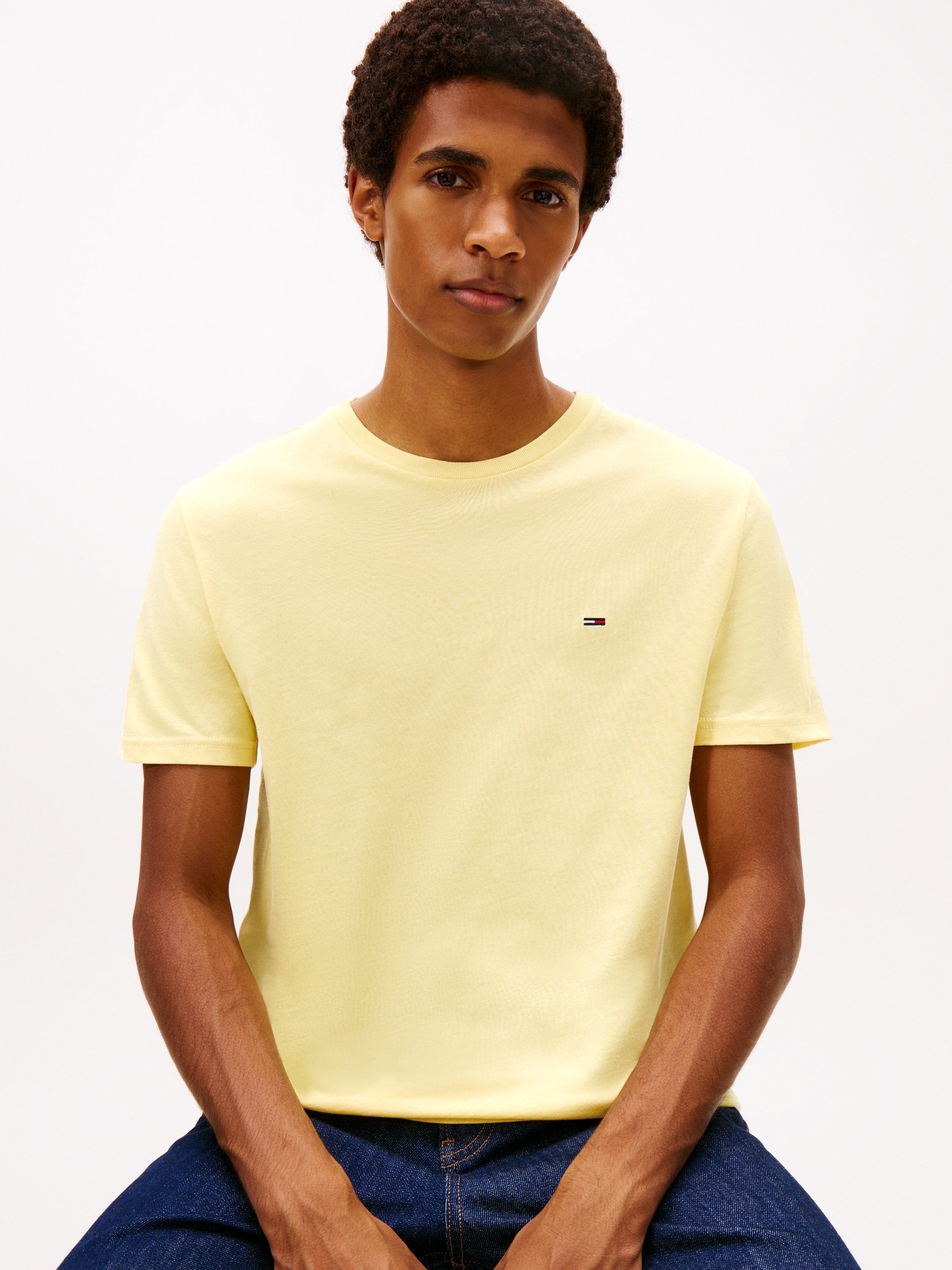 Tommy Jeans T-Shirt »TJM EXTRA SLIM 3 PACK« Packung, 3 Mit Rundhalsausschnitt