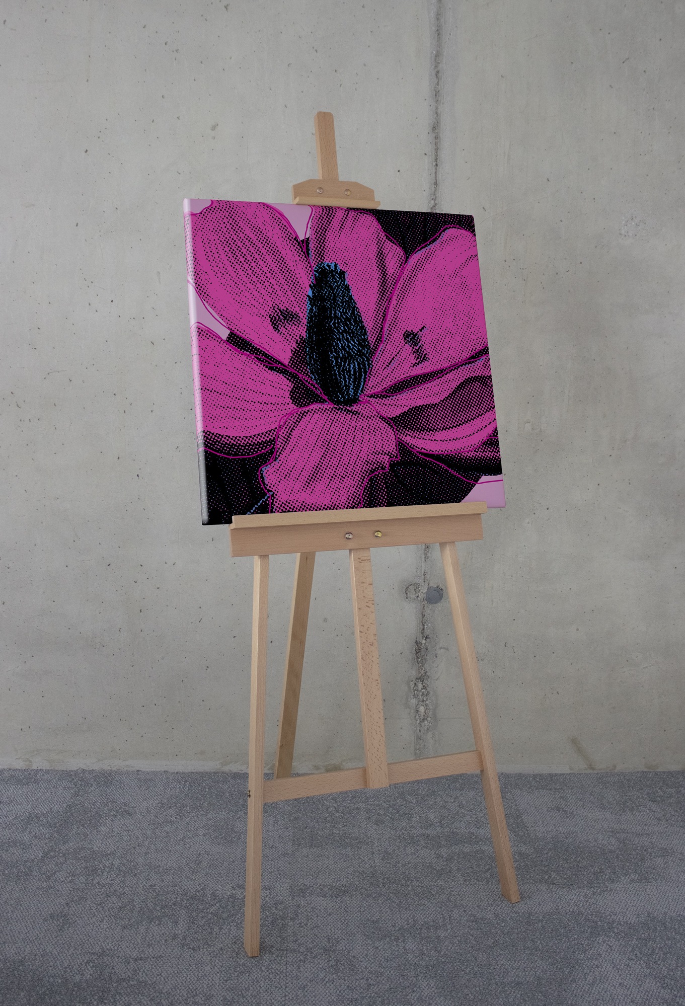 Komar Leinwandbild »Pink Fusion - Größe 60 x 60 cm«, Natur, (1 St.), Keilrahmenbild mi Echtholzrahmen