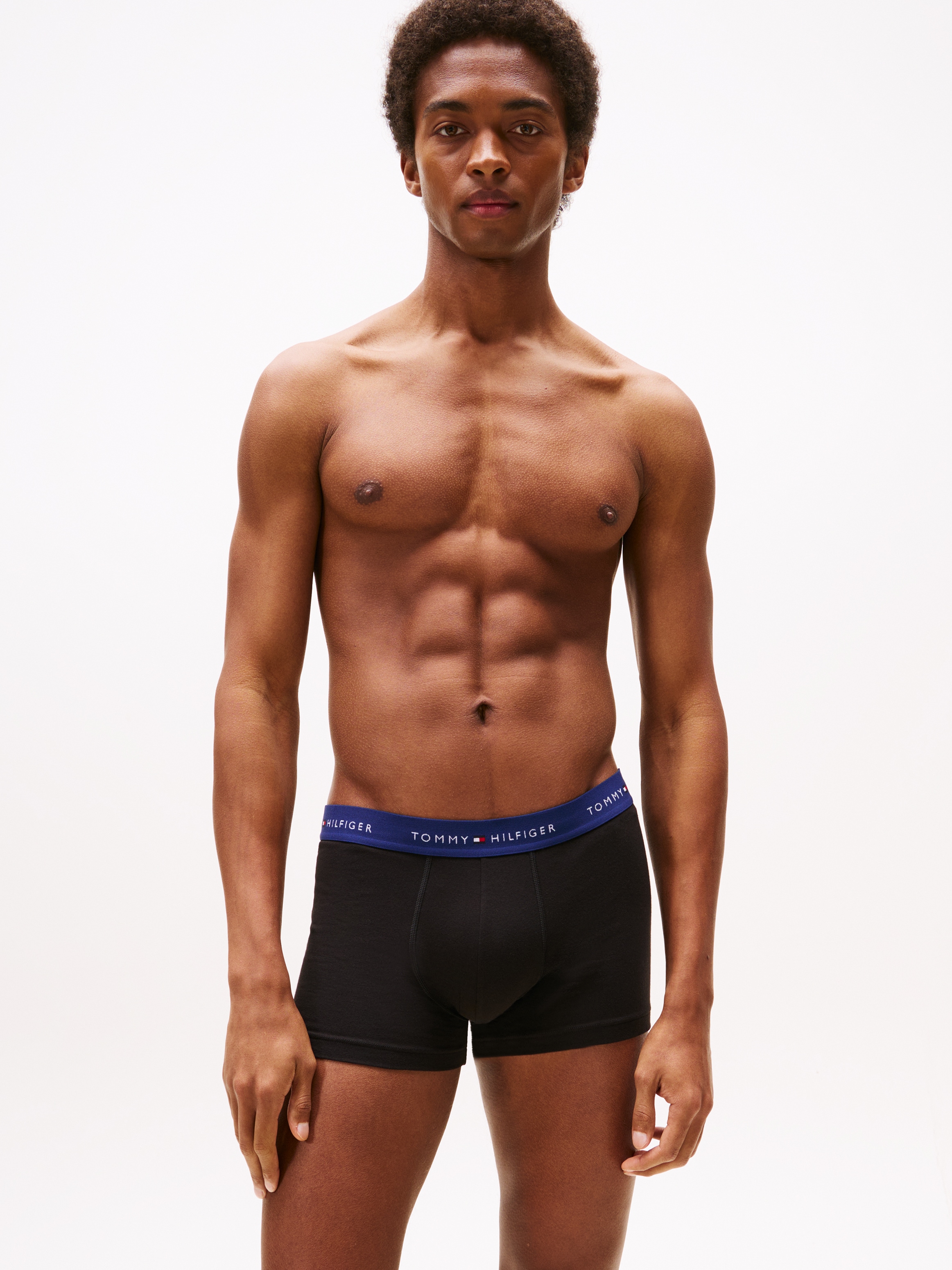 Tommy Hilfiger Underwear Trunk »3P WB TRUNK«, (Packung, 3 St., 3er-Pack), mit Logo-Elastikbund