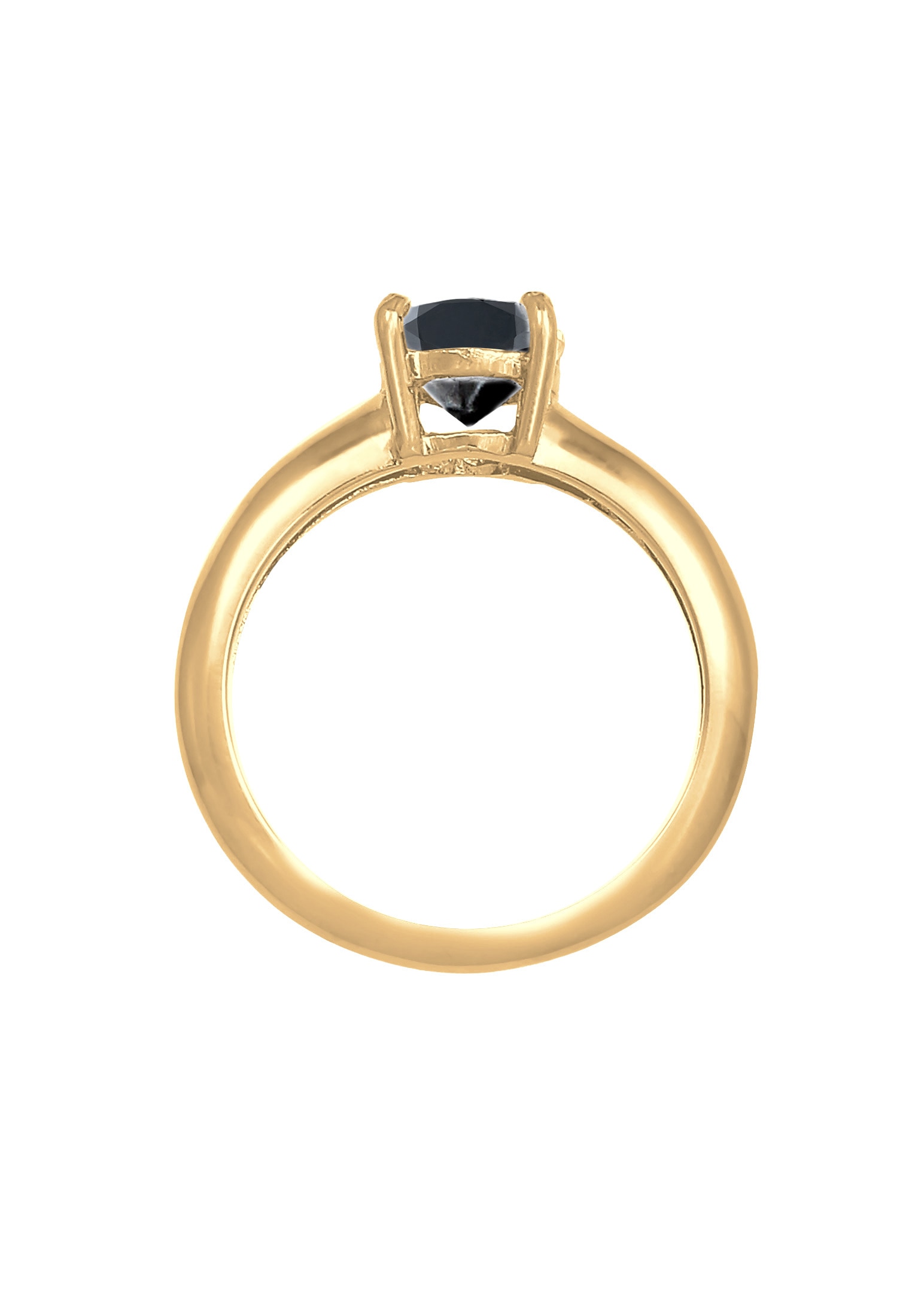 Elli Silberring »Ring Solitär Klassisch Zirkonia Verlobung 925 Silber«