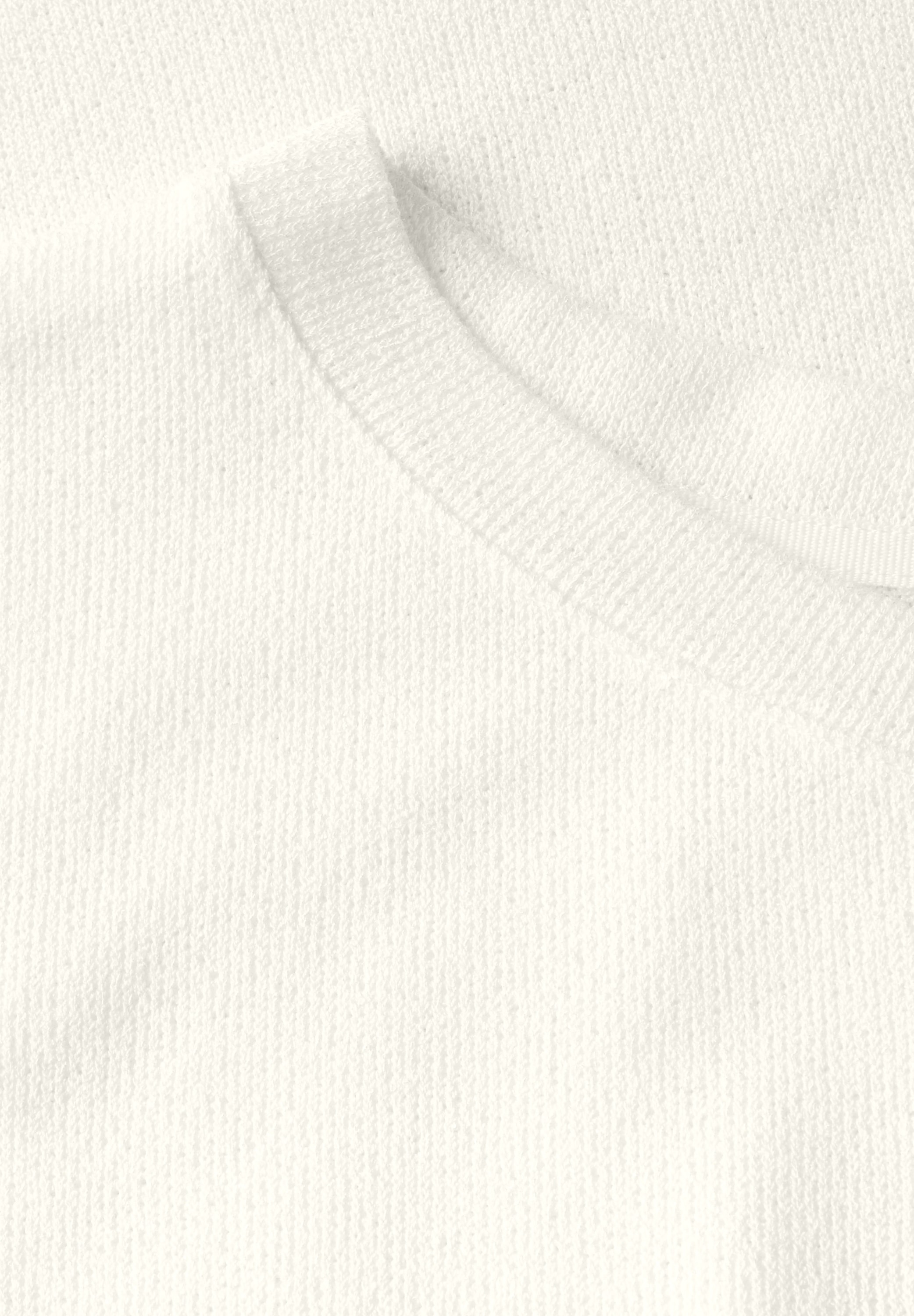 STREET ONE T-Shirt, 3/4-Arm und im Strick-Look