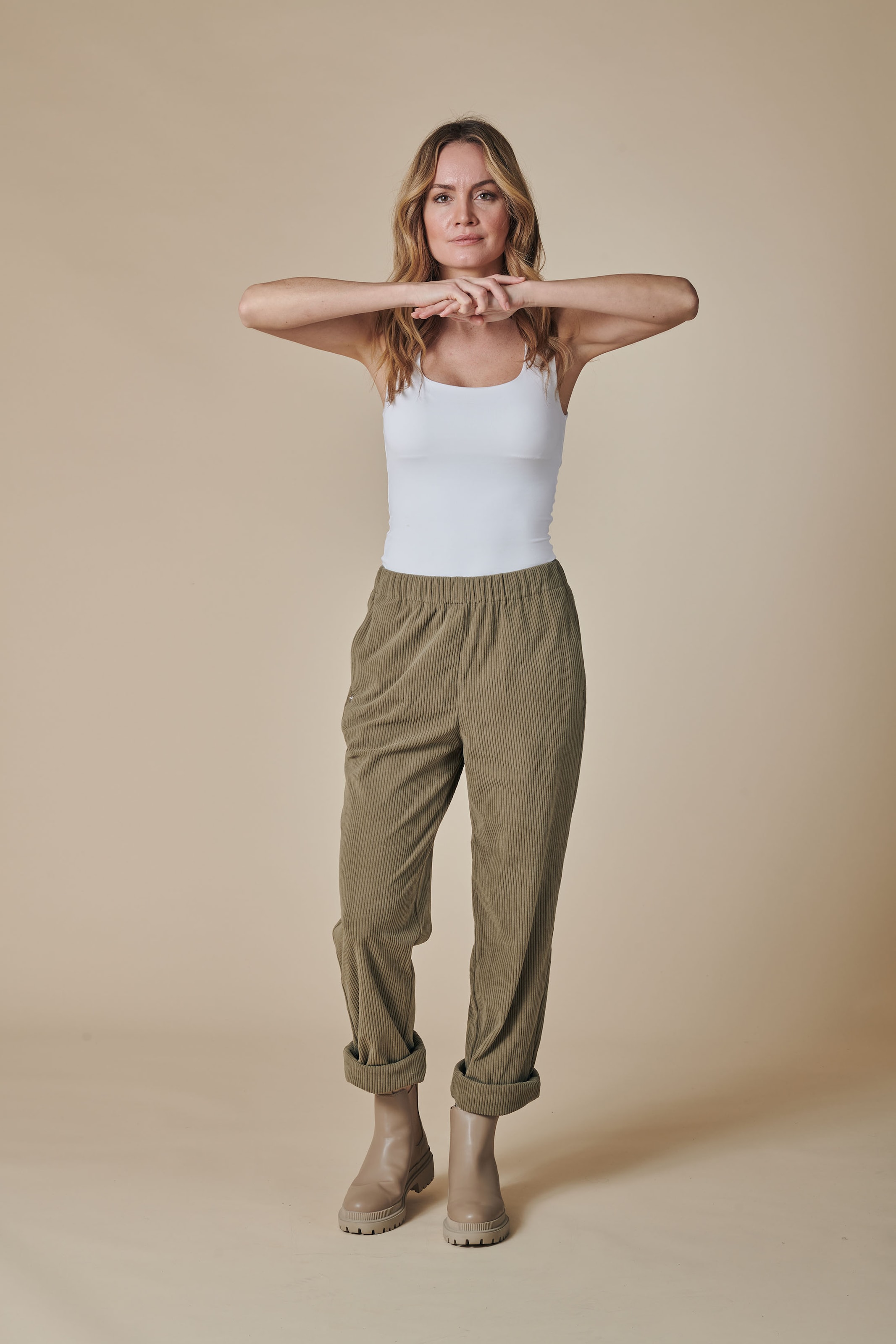 Zhrill Cordhose »PIA«, mit Rippstruktur