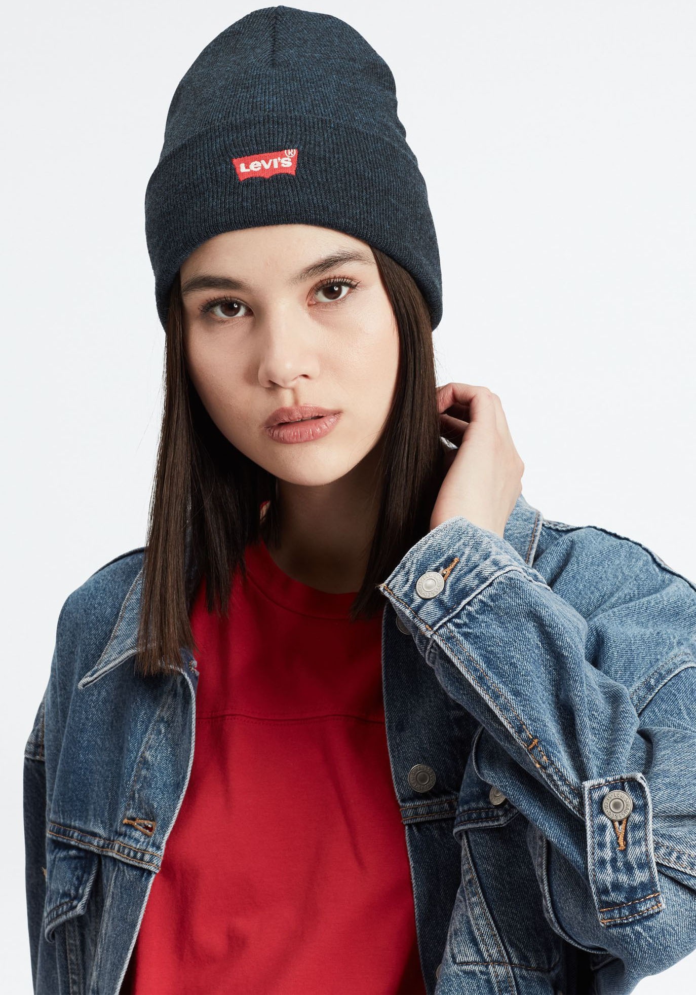 Levi's® Beanie »Beanie Red Betwing«, (1 St.)