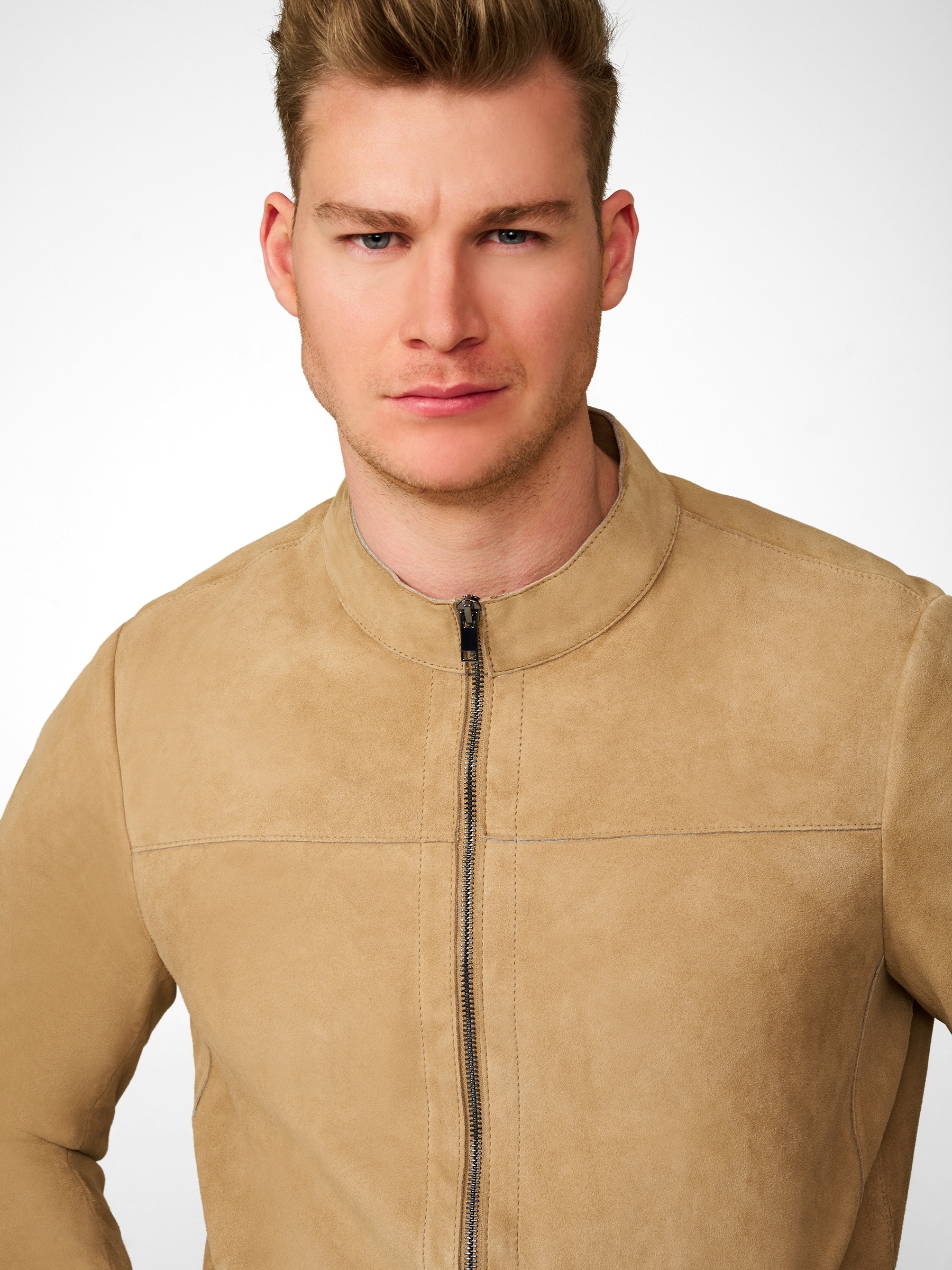 RICANO Blouson »Lederjacke Tomaso« ohne Kapuze Handgefertigt aus echtem Leder