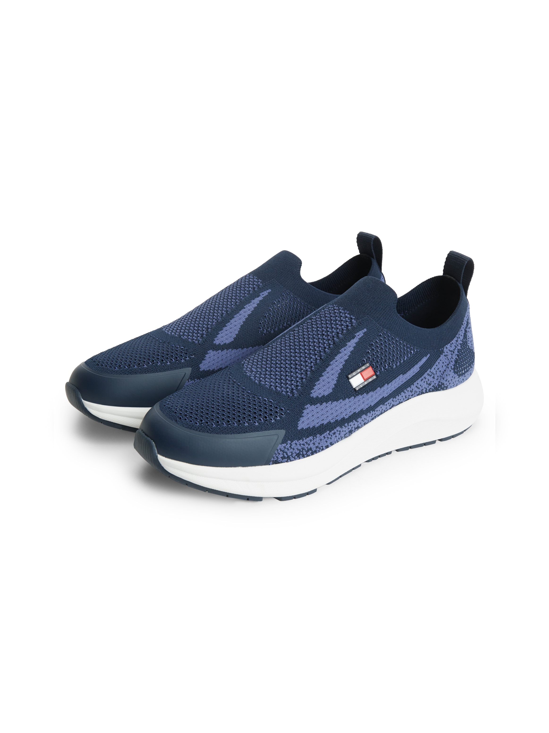 Tommy Jeans Slip-On Sneaker »TJM KNITTED RUNNER«  Slipper, Halbschuh, Schlupfschuh mit Kontrastbesätzen