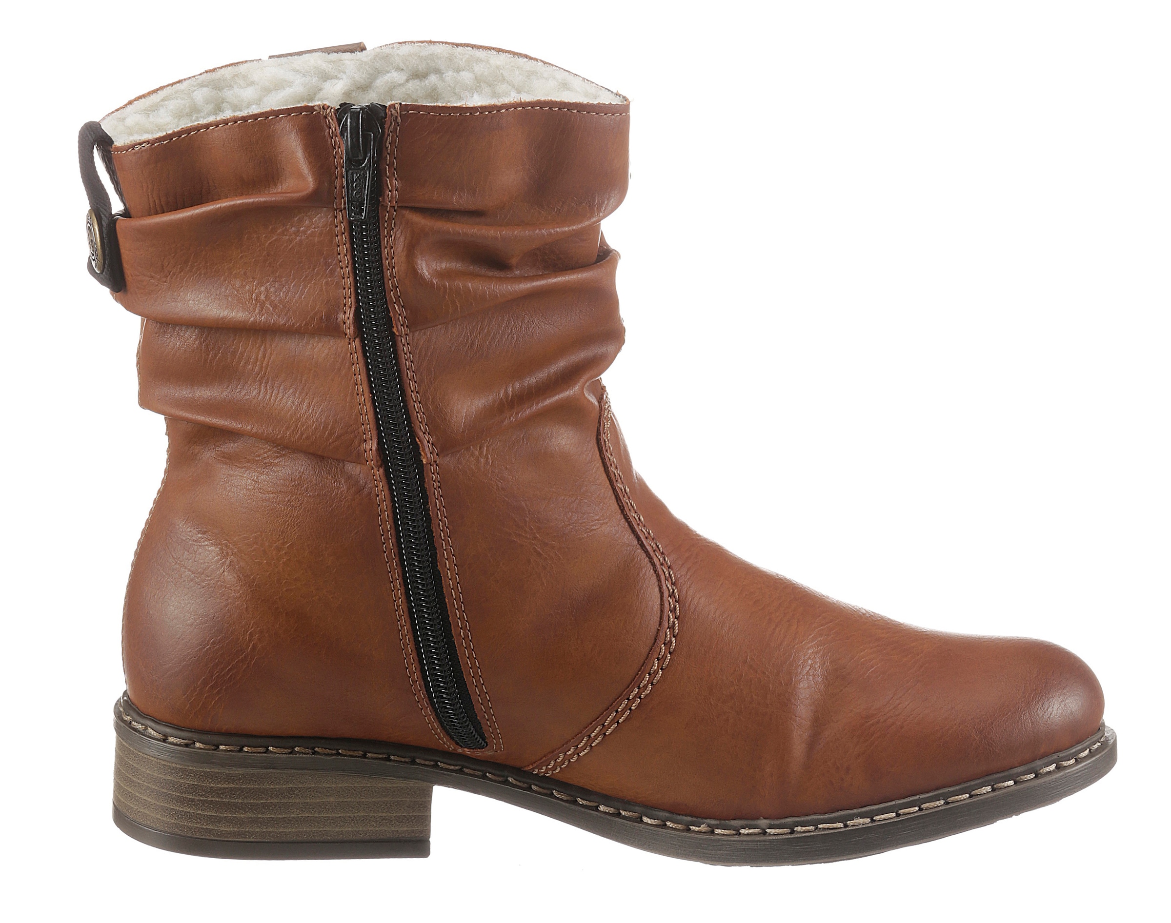Rieker Winterboots, mit Raffungen am slouchy Schaft