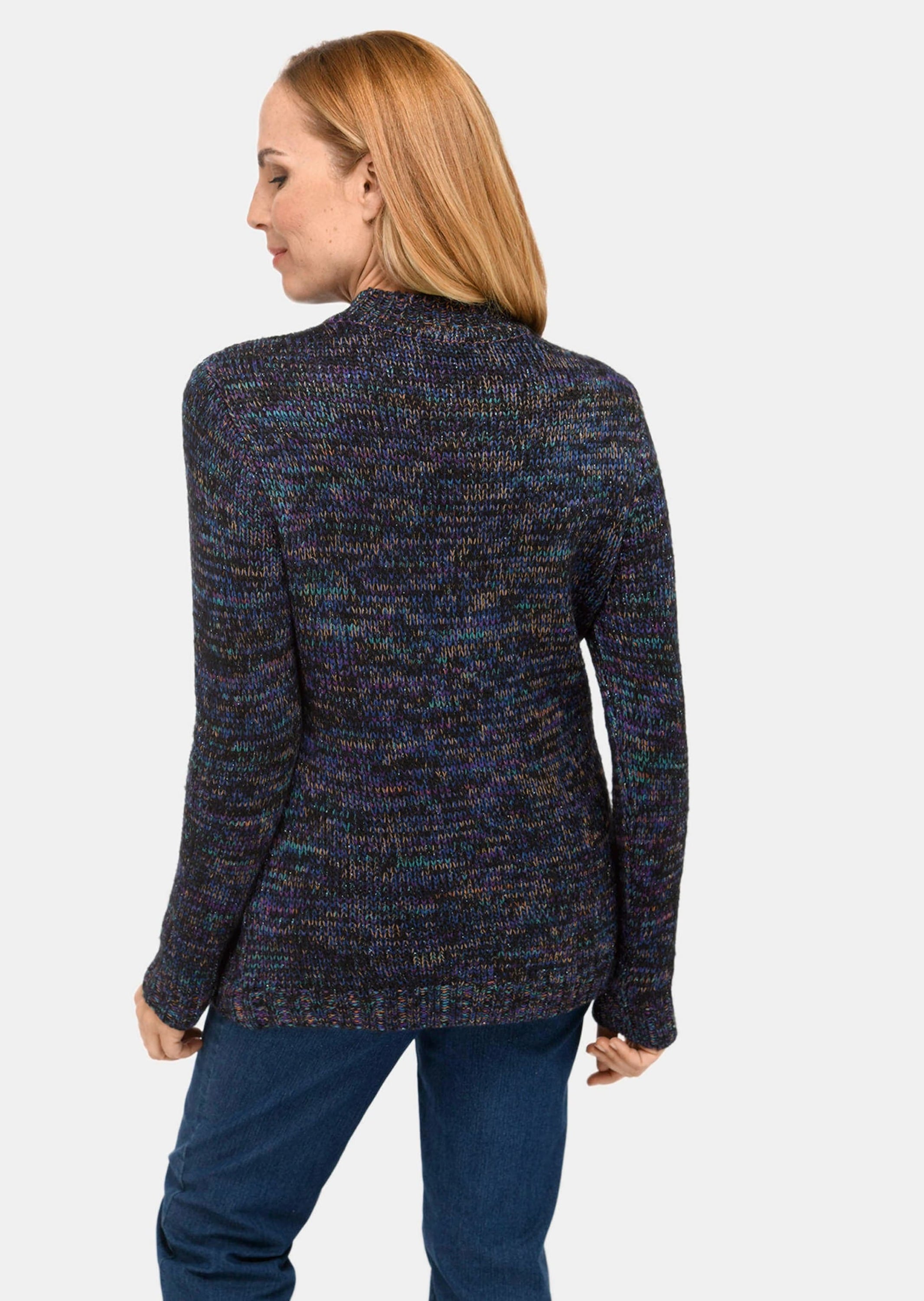 GOLDNER Strickpullover »Kurzgröße Trageangenehmer Multicolor-Pullover«