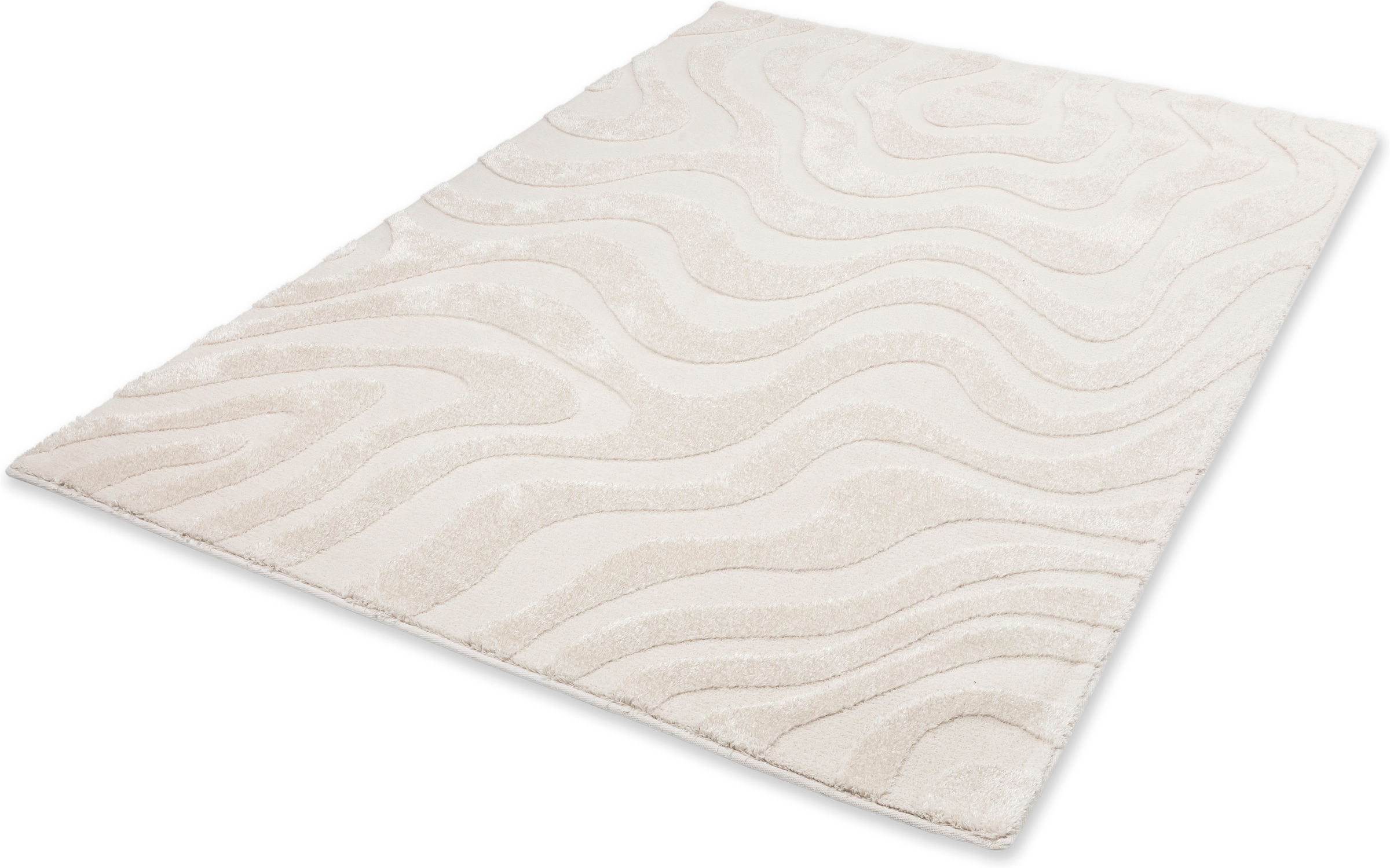 SCHÖNER WOHNEN-Kollektion Teppich »Blaze 251« rechteckig 28 mm Höhe Indoor, pflegeleicht, verschiedene Formen,  Hoch Tief Struktur