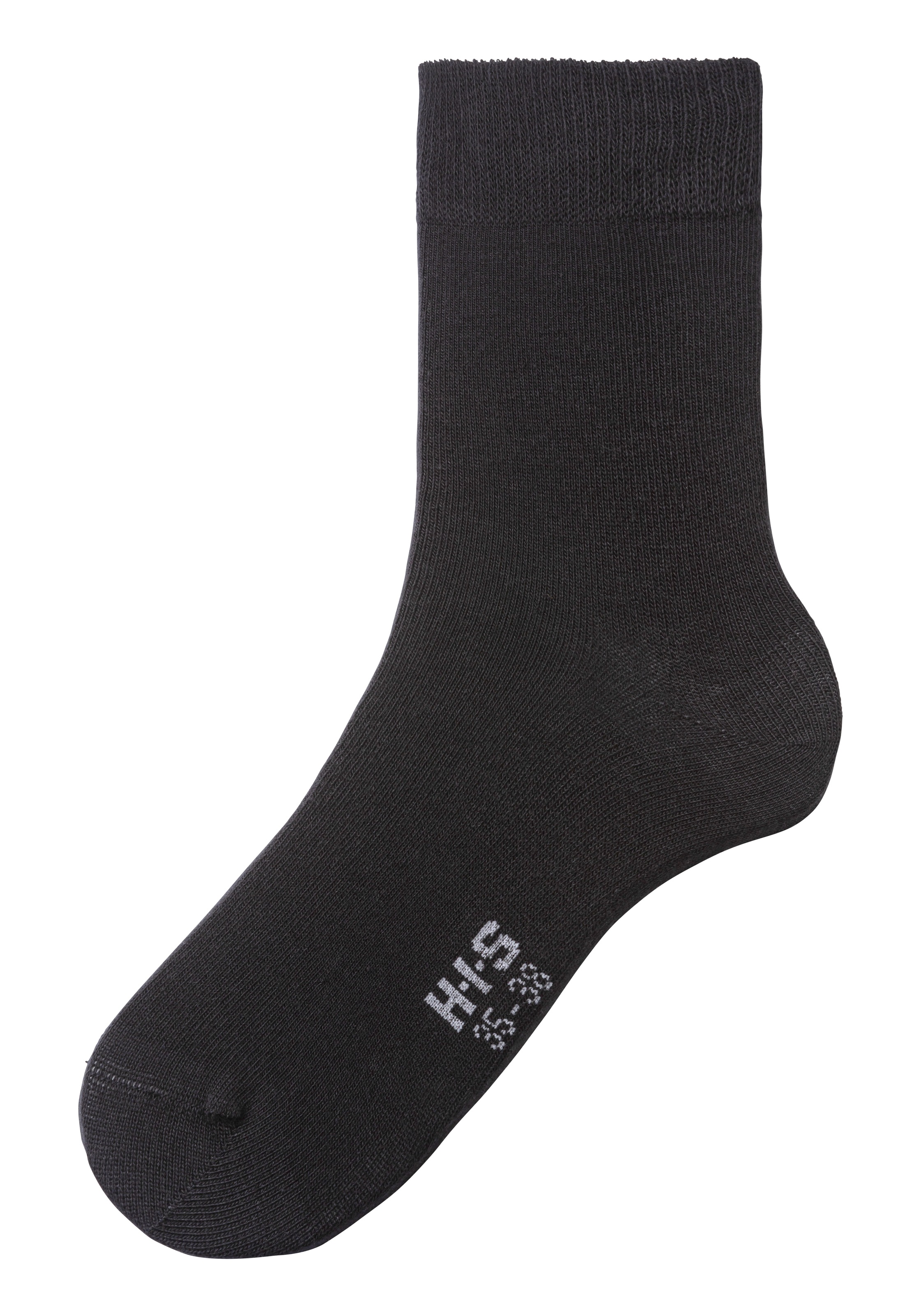 H.I.S Basicsocken Packung, 5 Paar tlg. mit besonders weichem Bündchen