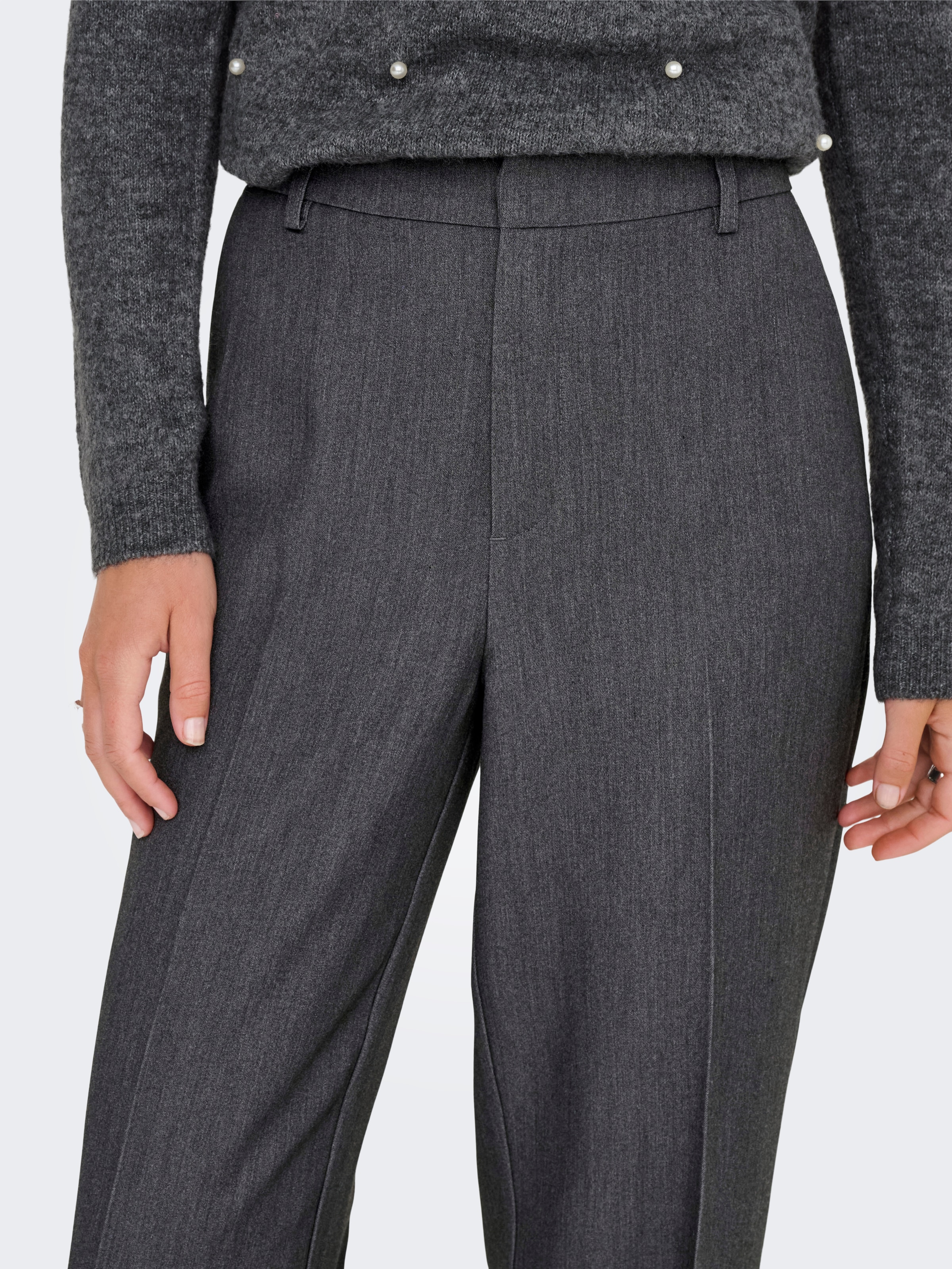ONLY Anzughose »ONLHATTIE-LANA HW W MEL PANT TLR NOOS«  Materialmix