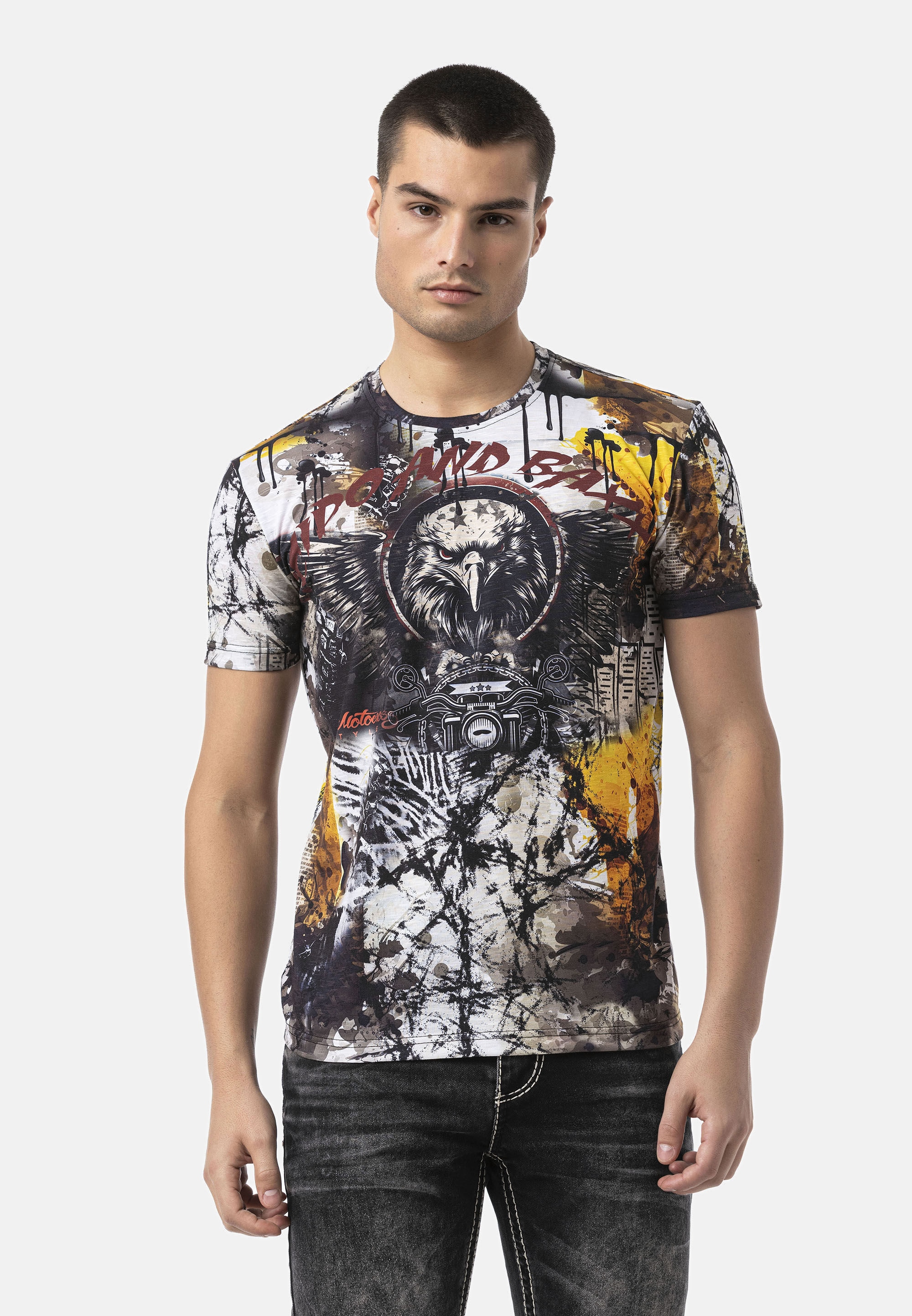 Cipo & Baxx T-Shirt »CT822« in Regular Fit
