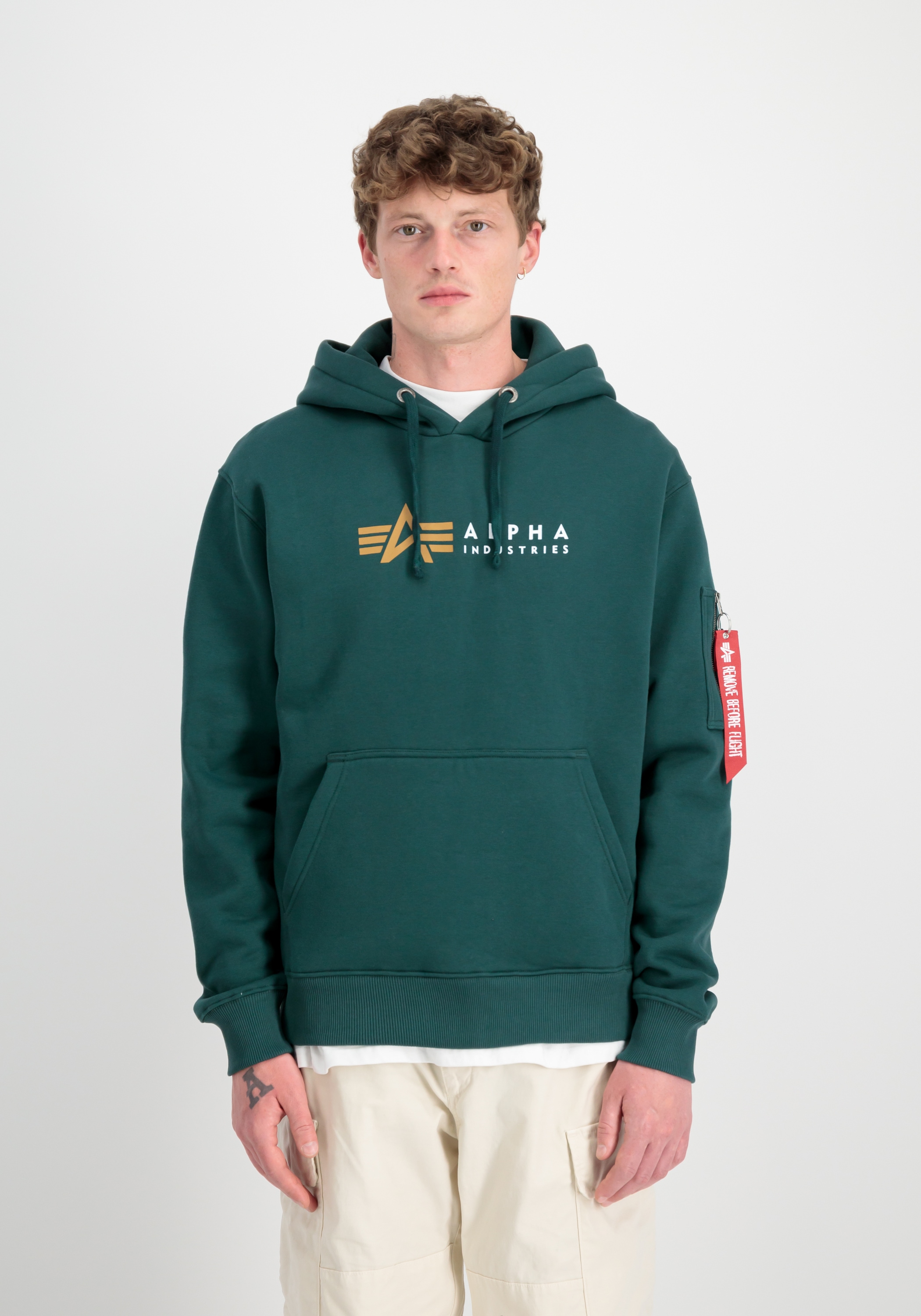Alpha Industries Hoodie »Alpha Label Hoodie Kapuzensweatshirt«