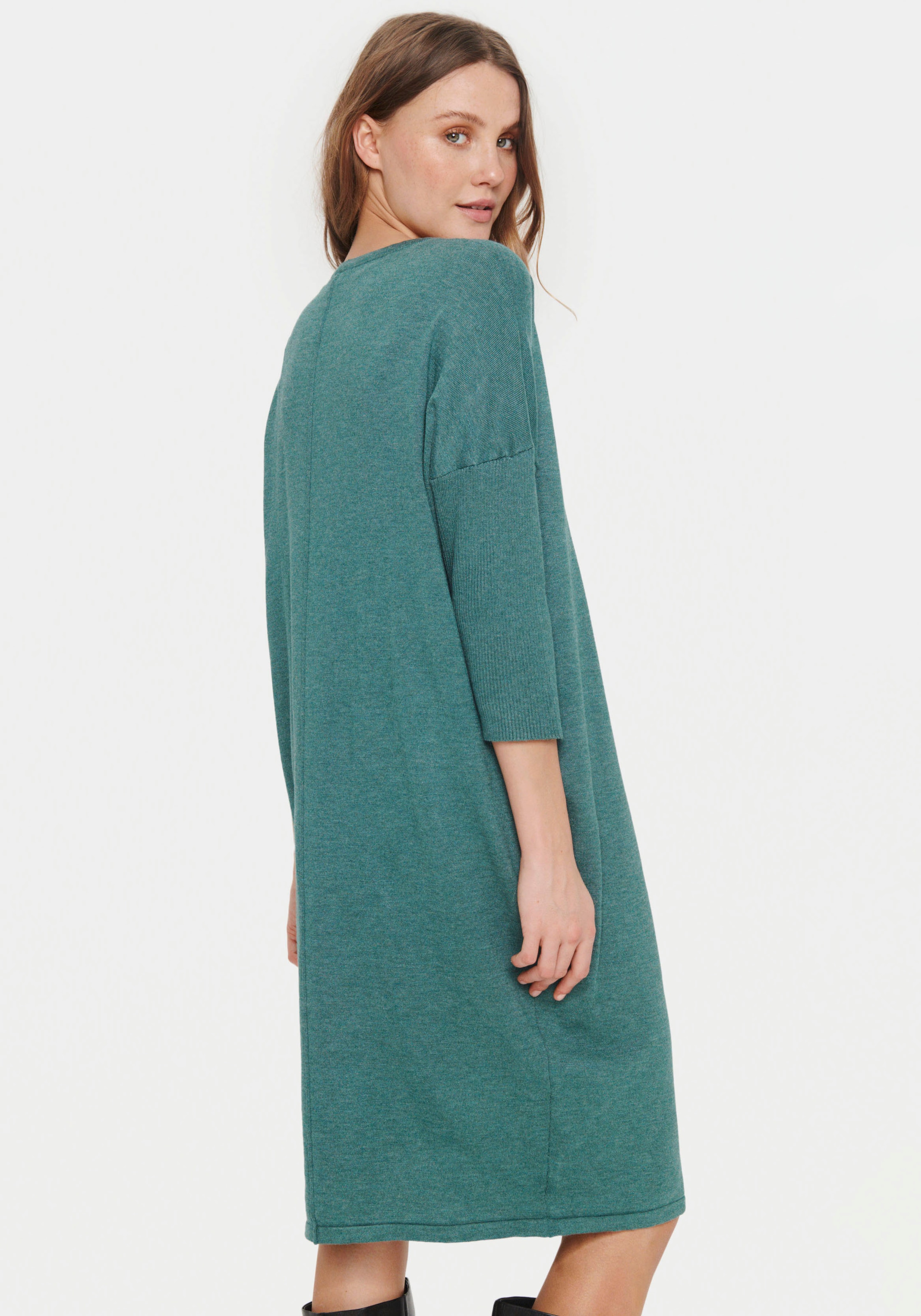 Saint Tropez Strickkleid »MilaSZ R-N Dress«, mit 3/4 Ärmel