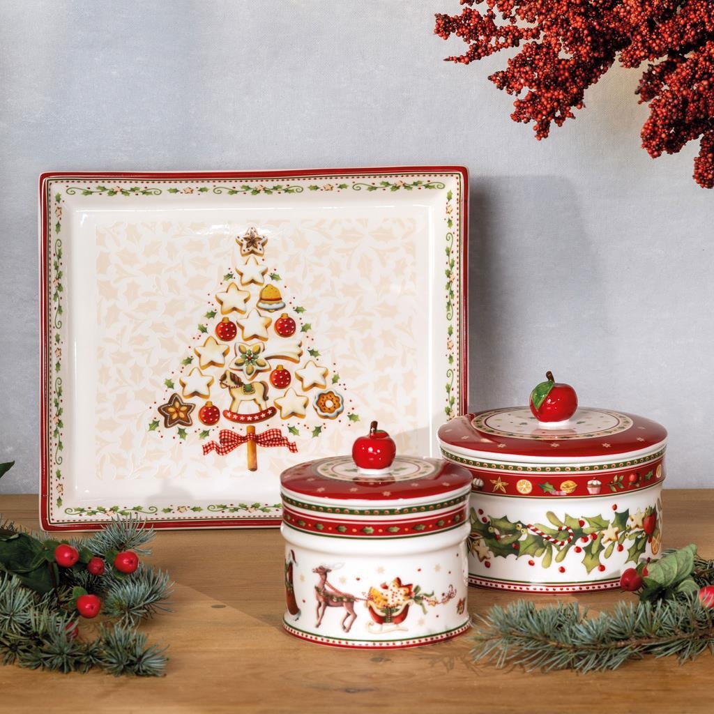 Villeroy & Boch Vorratsdose »Gebäckdosen-Set Winter Bakery Delight 3er Set bunt« Handwäsche wird empfohlen