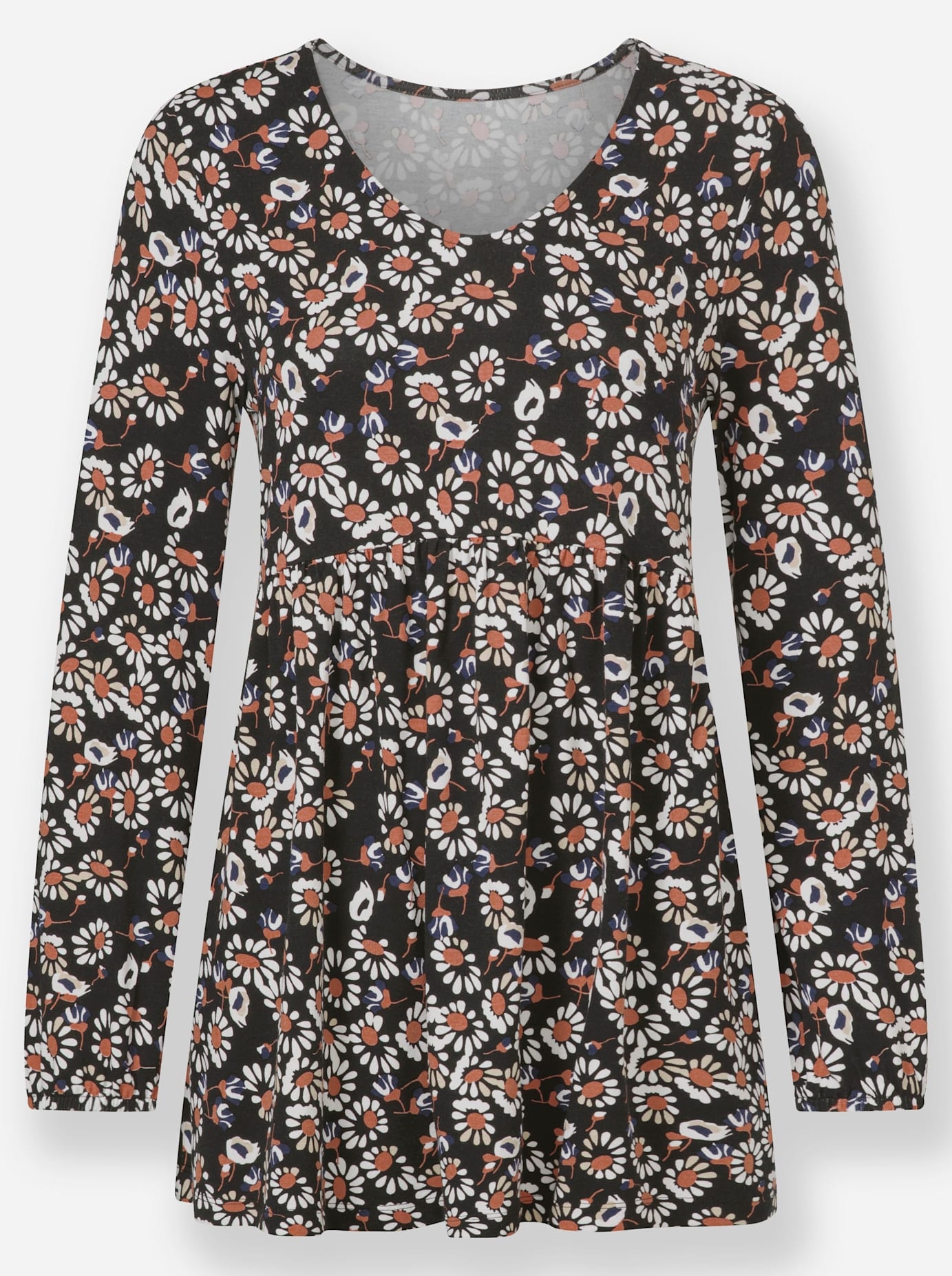 Inspirationen Langarmshirt »Druck-Tunika«, (1 tlg.)