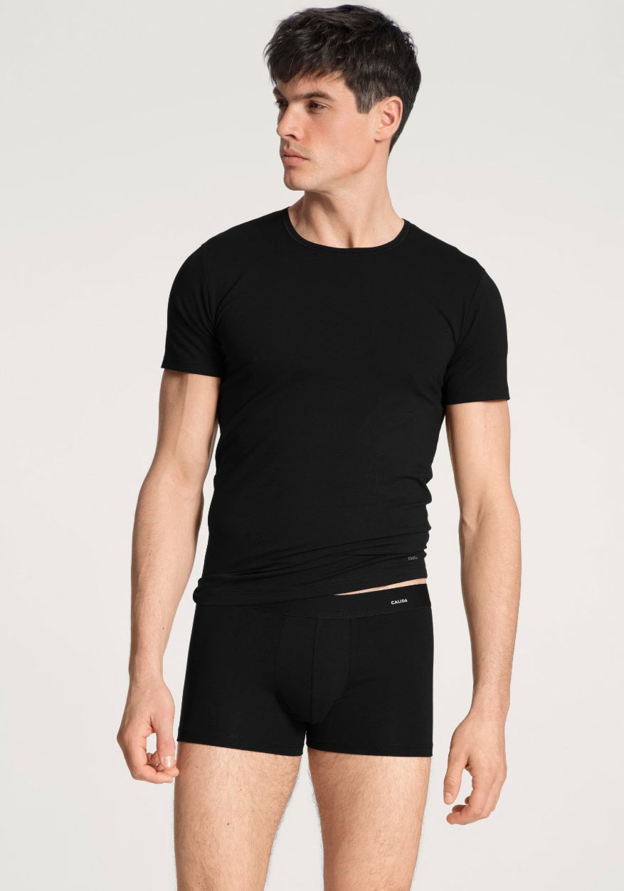 CALIDA Boxershorts »Cotton Code«, Komfortbund, Baumwoll-Mix, elastisch, ohne Eingriff