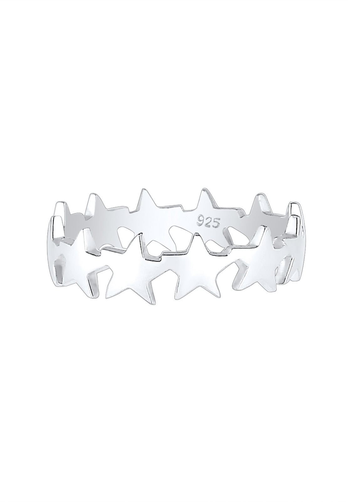Elli Silberring »Ring Sterne Star Astro 925 Silber«