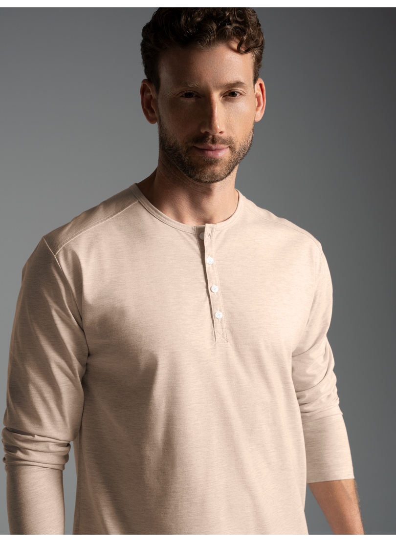 Trigema Longsleeve »TRIGEMA Langarmshirt mit Knopfleiste«, (1 tlg.)