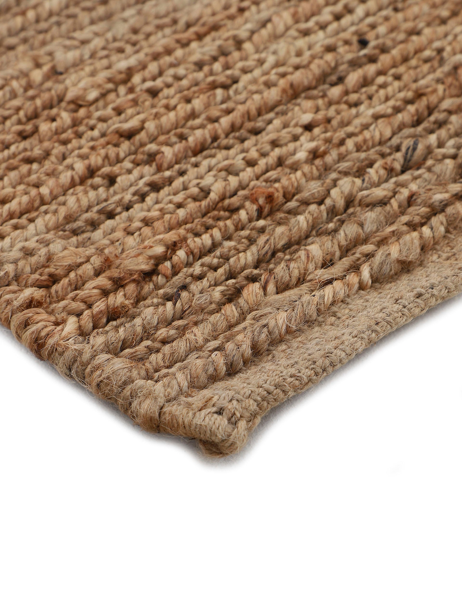 carpetfine Teppich »Nala Juteteppich Naturfaser«, rund, 9 mm Höhe, wendbar, aus 100% Jute, in vielen Größen und Formen, quadratisch, rund
