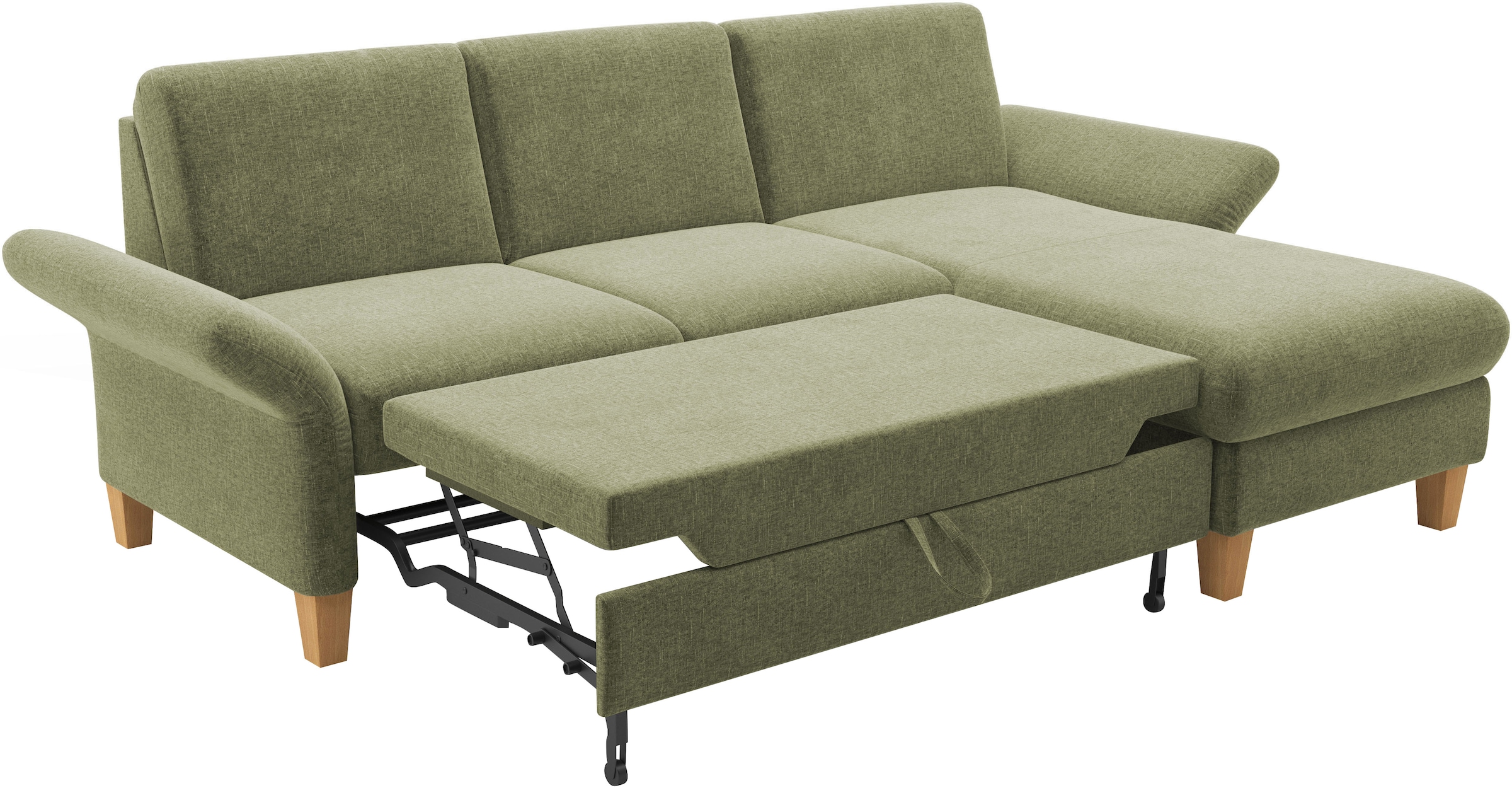 Home affaire Ecksofa »Rochelle, L-Form«, wahlweise mit Armteilverstellung, Bettfunktion und Bettkasten