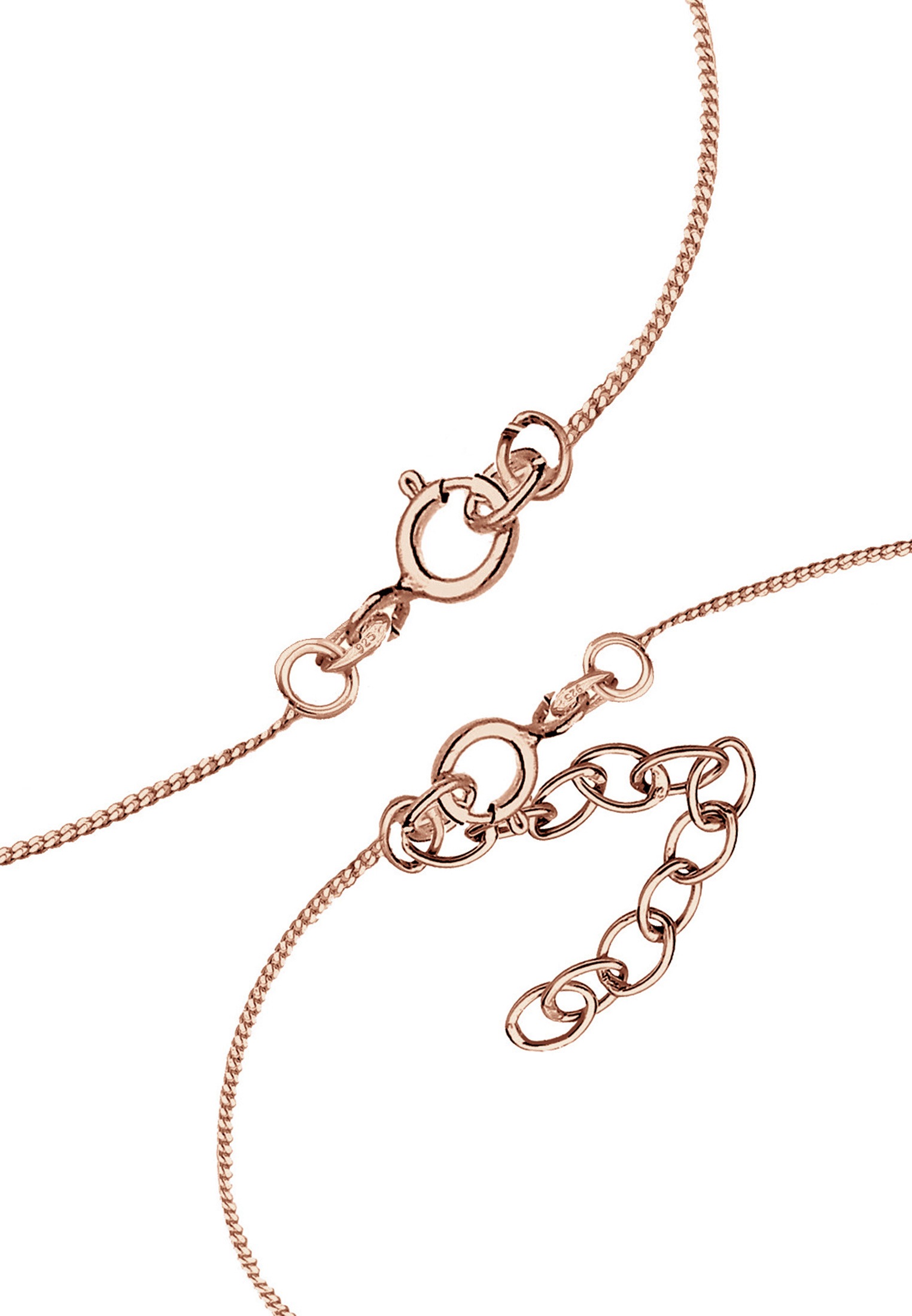 Elli Ketten-Set »Halskette Herz Mutter Kind Cut Out Münze 925 Silber«