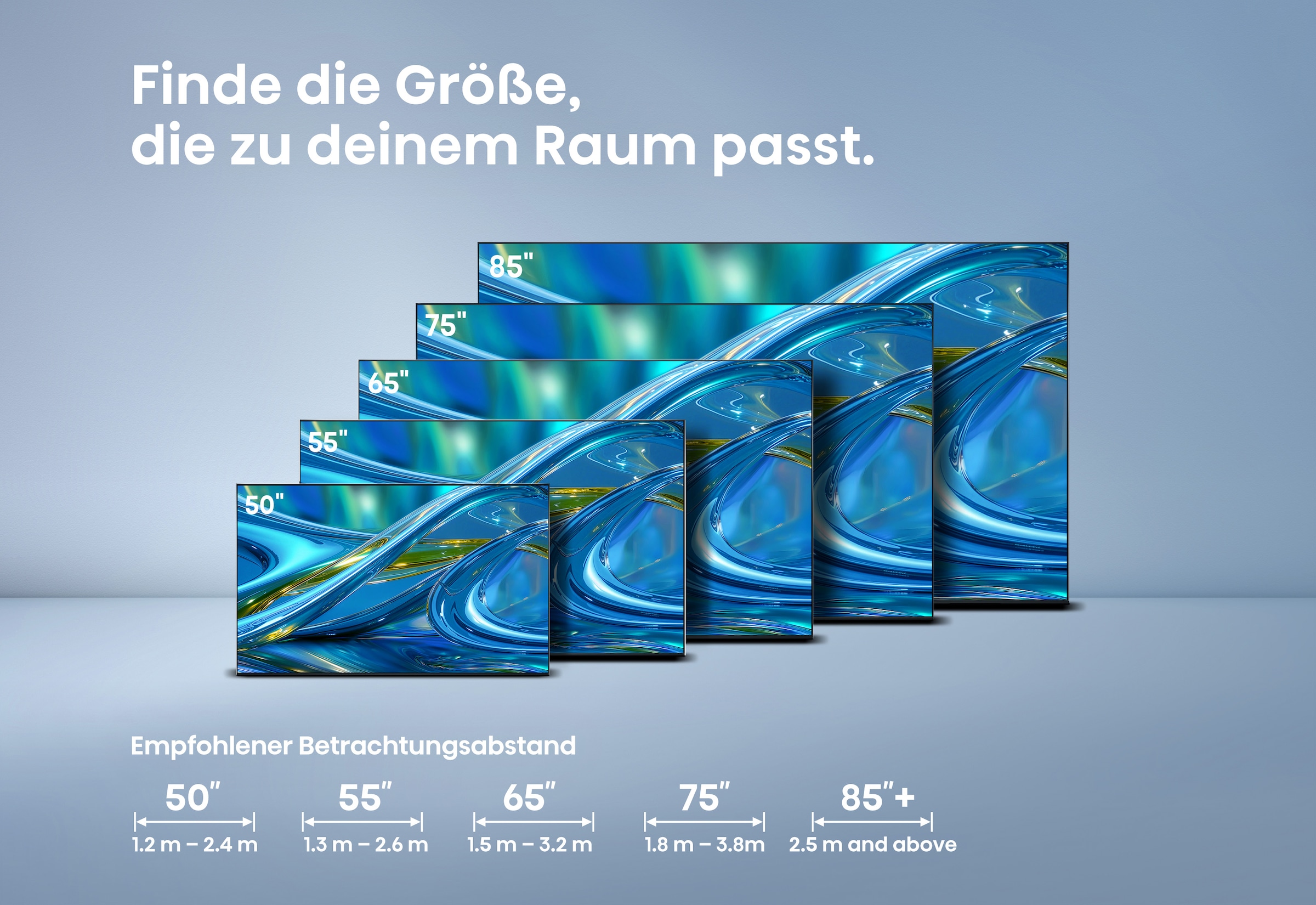 Hisense Mini-LED-Fernseher »55E8S« 139 cm/55 ″ Smart-TV