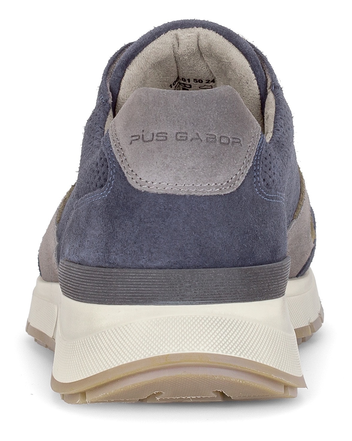 Pius Gabor Keilsneaker, Freizeitschuh, Halbschuh, Schnürschuh mit Kontrastbesätzen, G-Weite