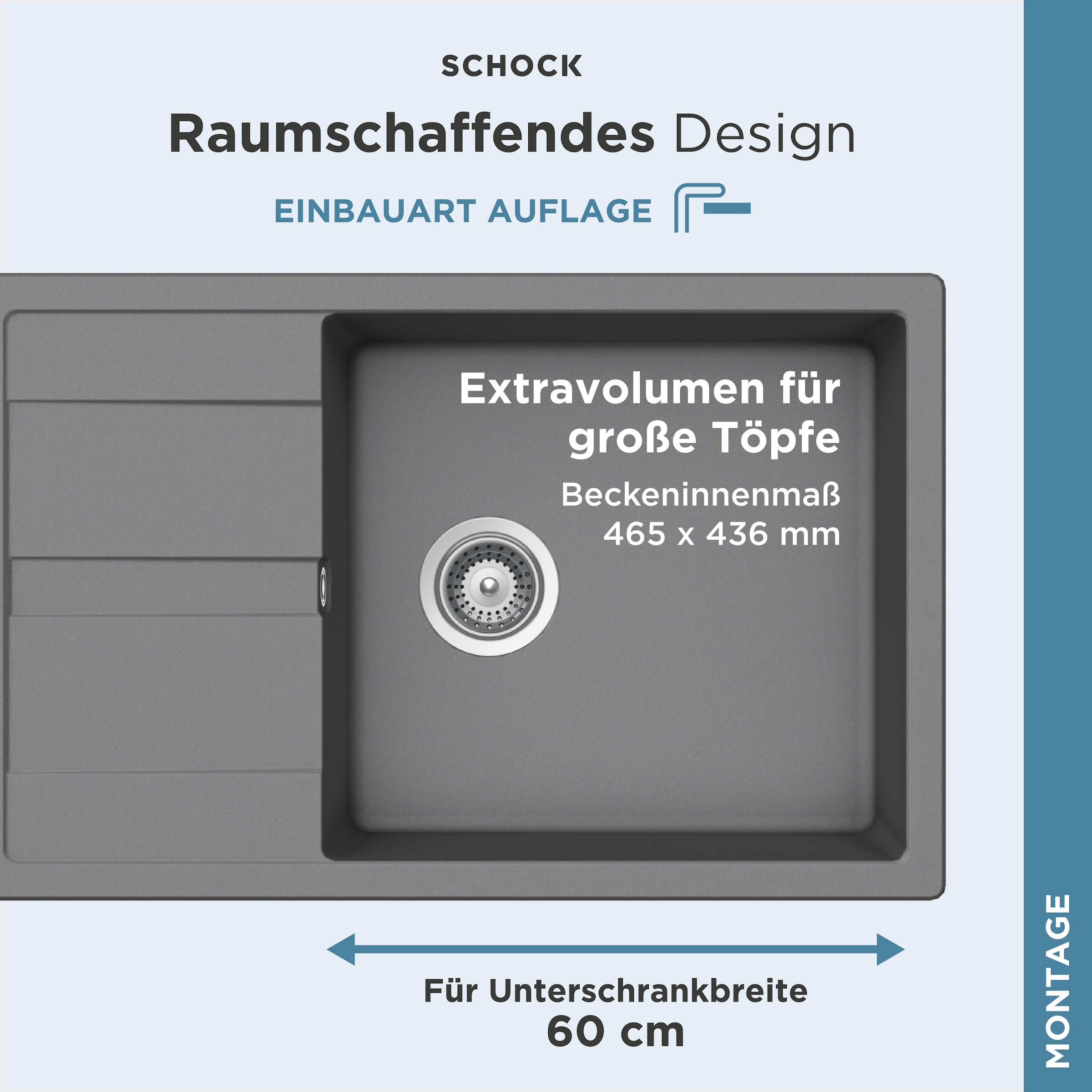 Schock Granitspüle »Manhattan D-100LS«