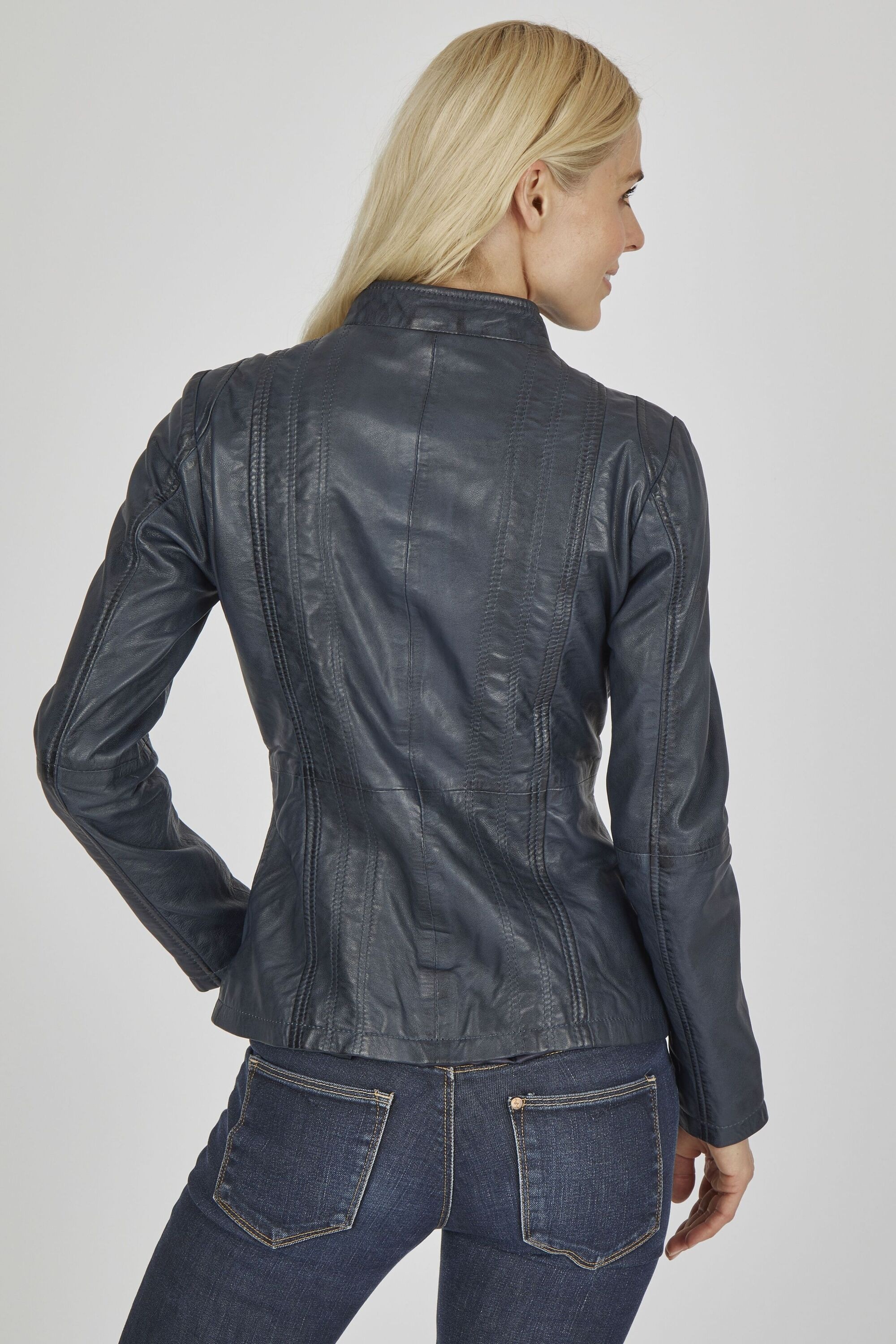 7eleven Bikerjacke »SEFELIDA« ohne Kapuze mit Brusttaschen