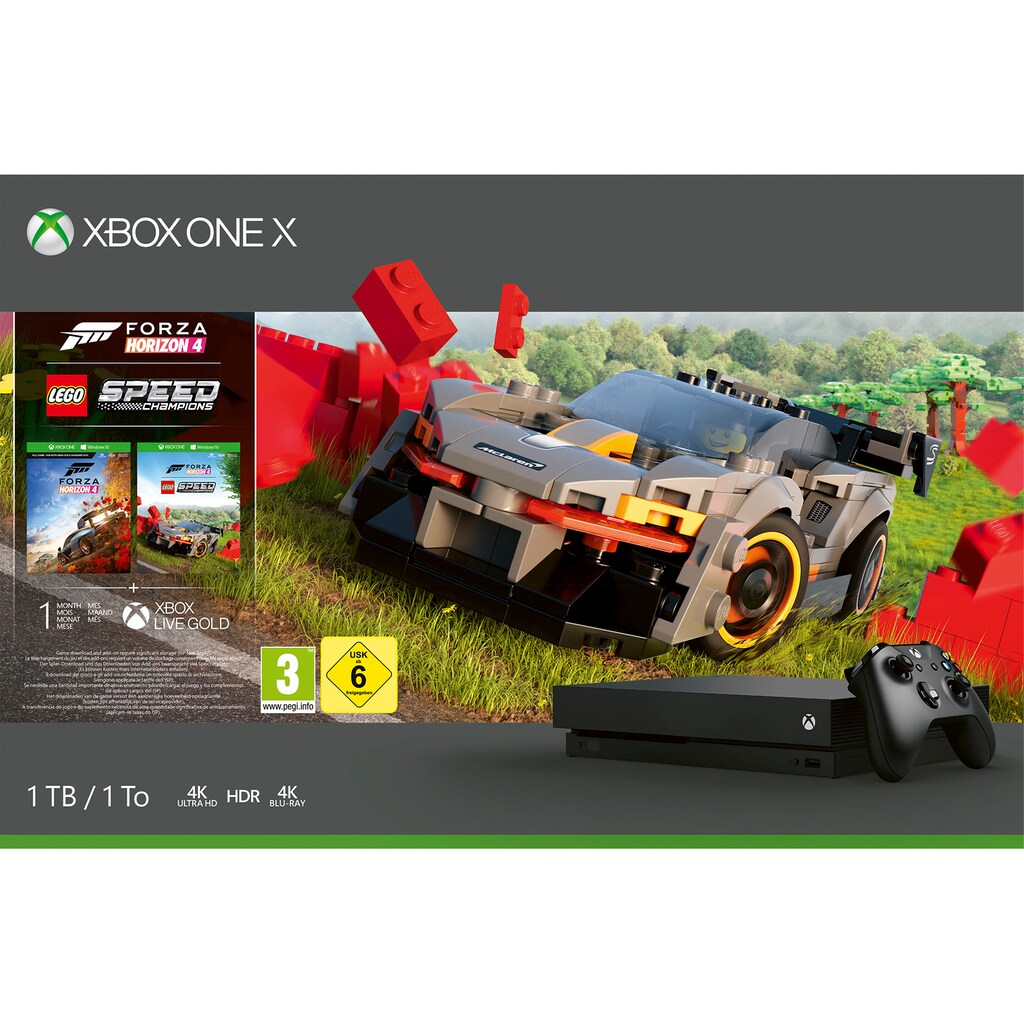 Xbox One Konsolen-Set »X«, Forza Horizon 4 Lego Bundle