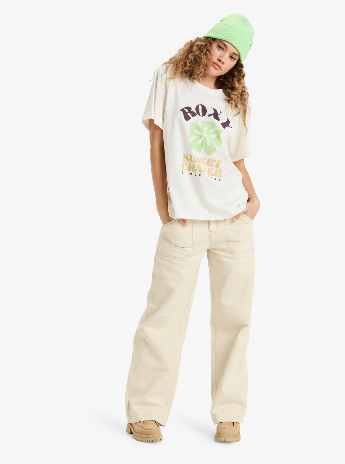 Roxy T-Shirt »HANGLOOSE POSTER«, (1 tlg.)